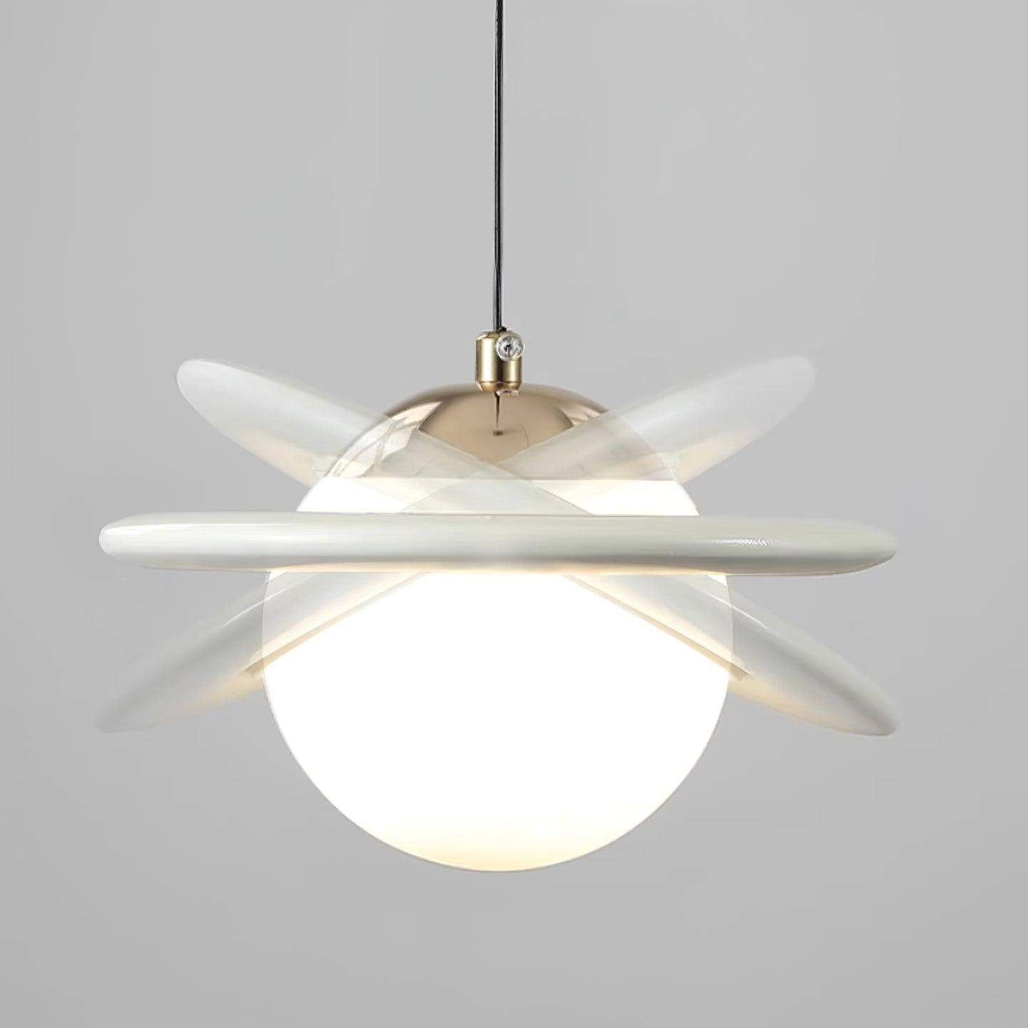 Nuvana Glass & PC Pendant Lamp-Neutral Decor