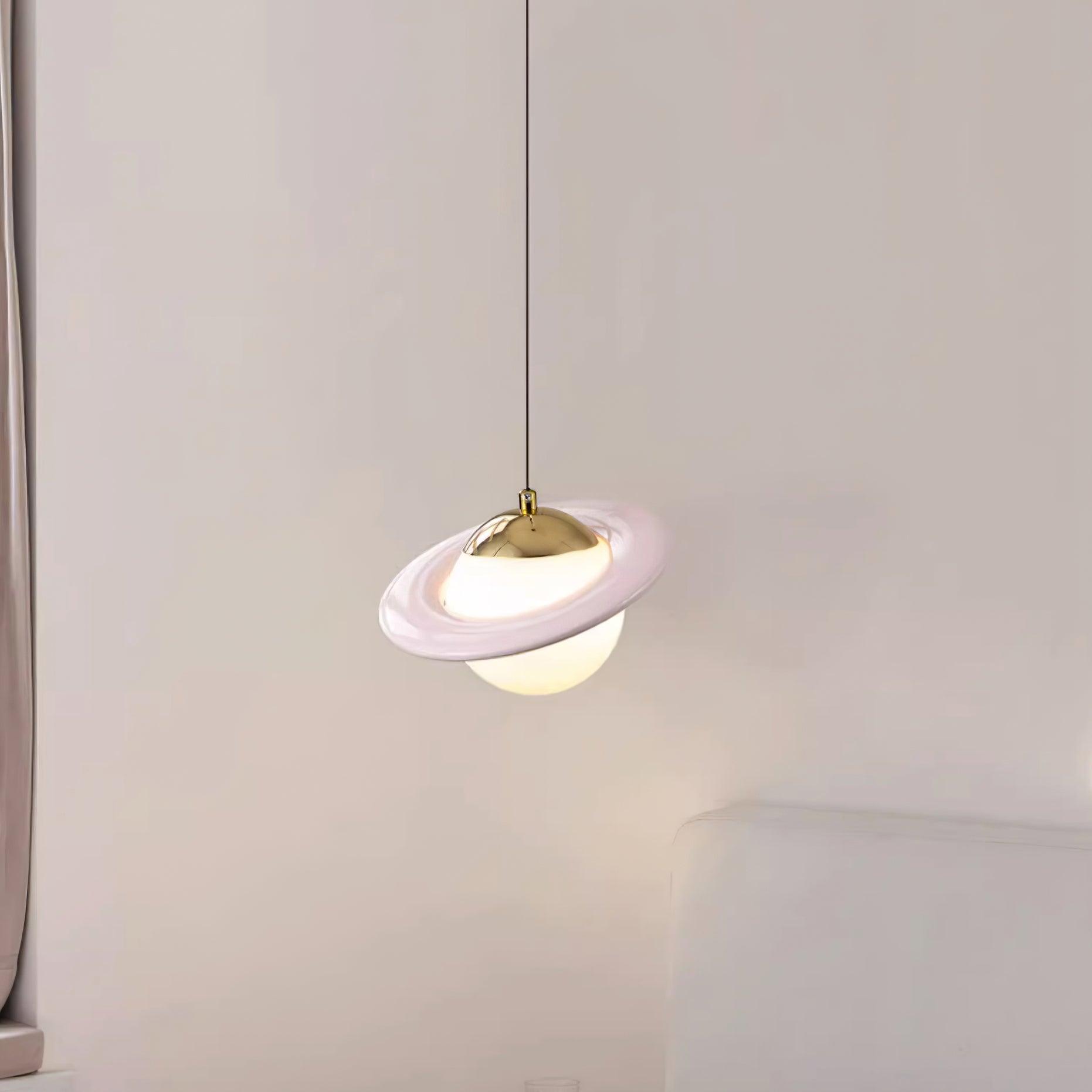 Nuvana Glass & PC Pendant Lamp-Neutral Decor