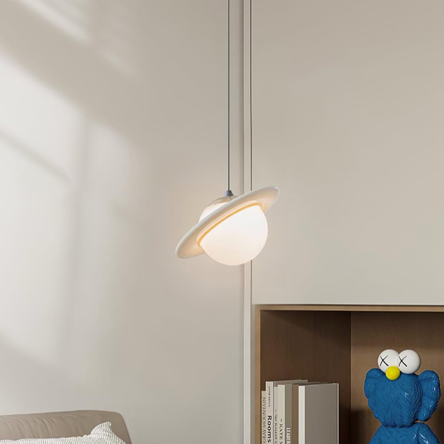 Nuvana Glass & PC Pendant Lamp-Neutral Decor