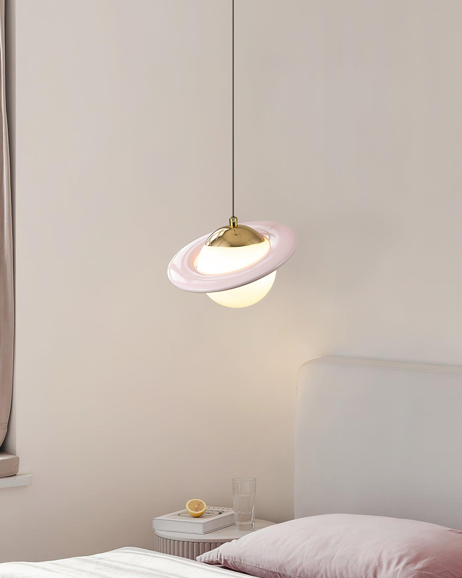 Nuvana Glass & PC Pendant Lamp-Neutral Decor