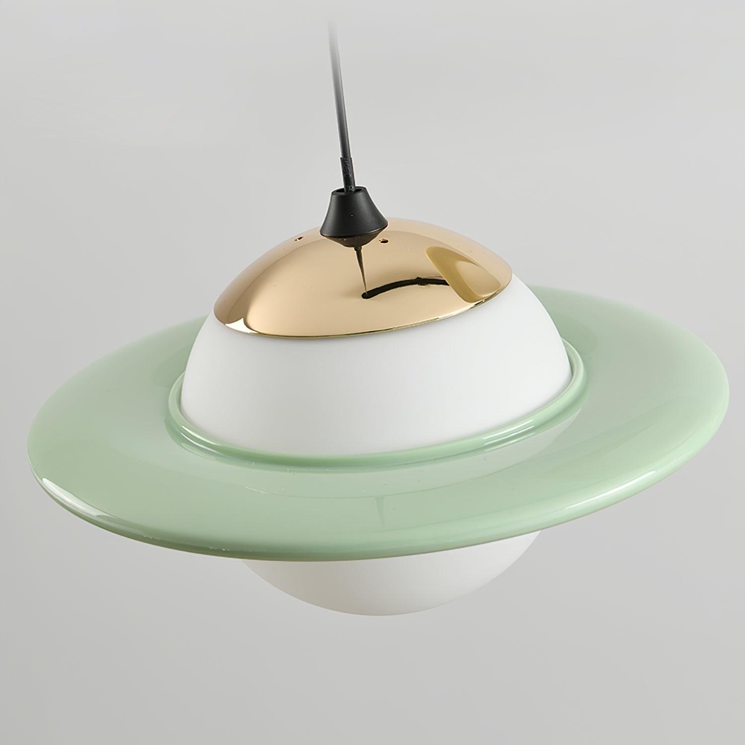 Nuvana Glass & PC Pendant Lamp-Neutral Decor