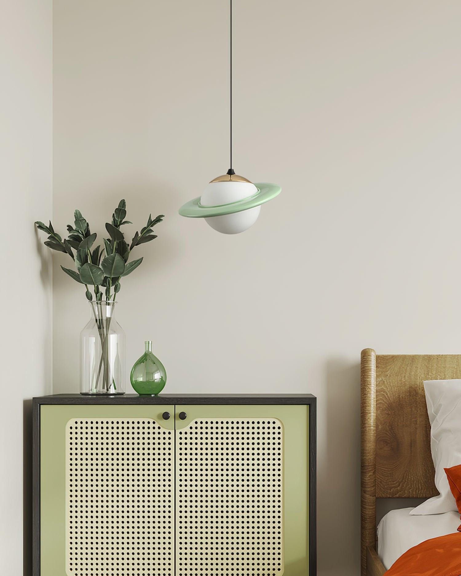 Nuvana Glass & PC Pendant Lamp-Neutral Decor
