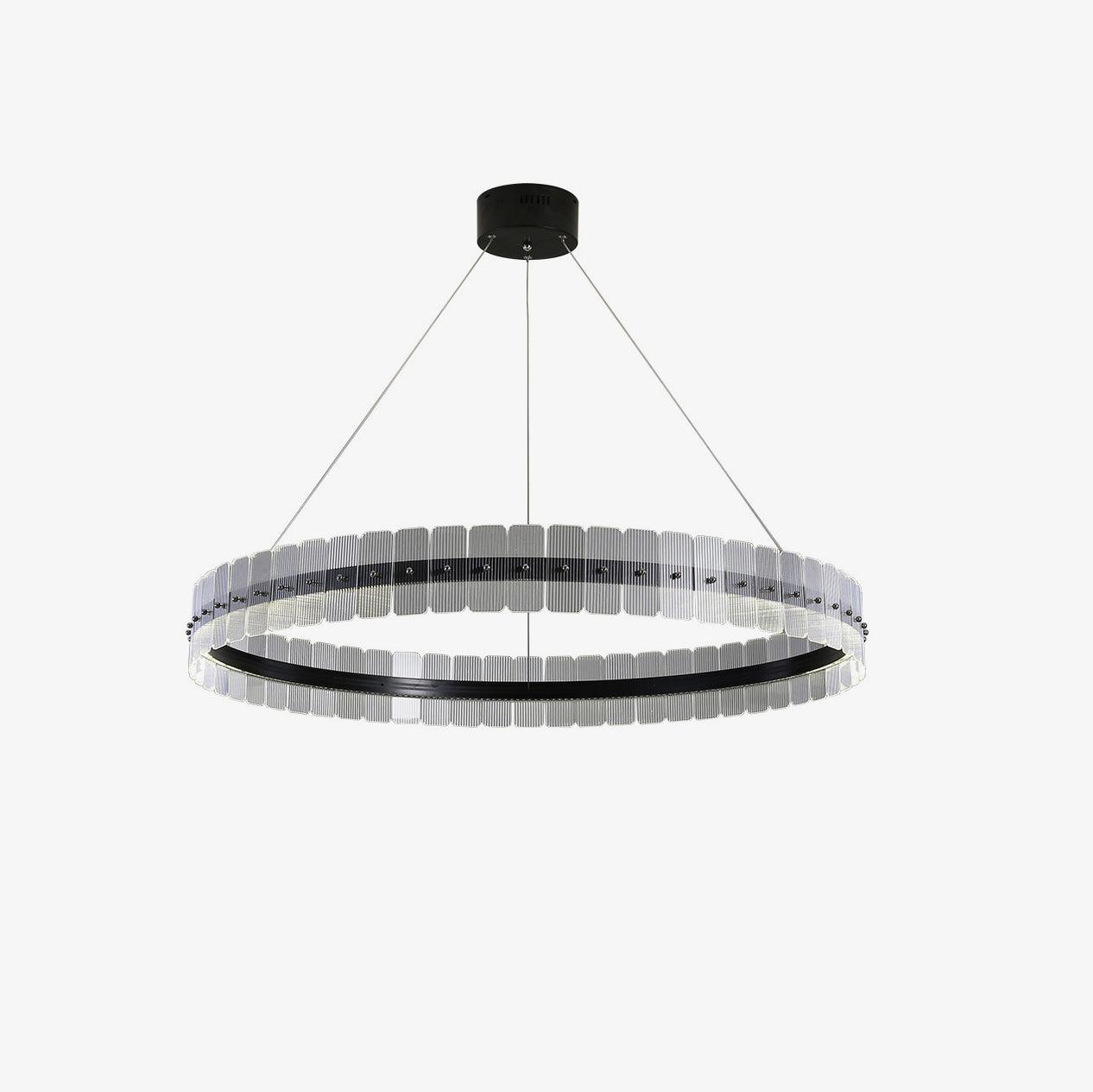 Kynell Chandelier Saturno LED with Acrylic Blocks-Neutral Decor