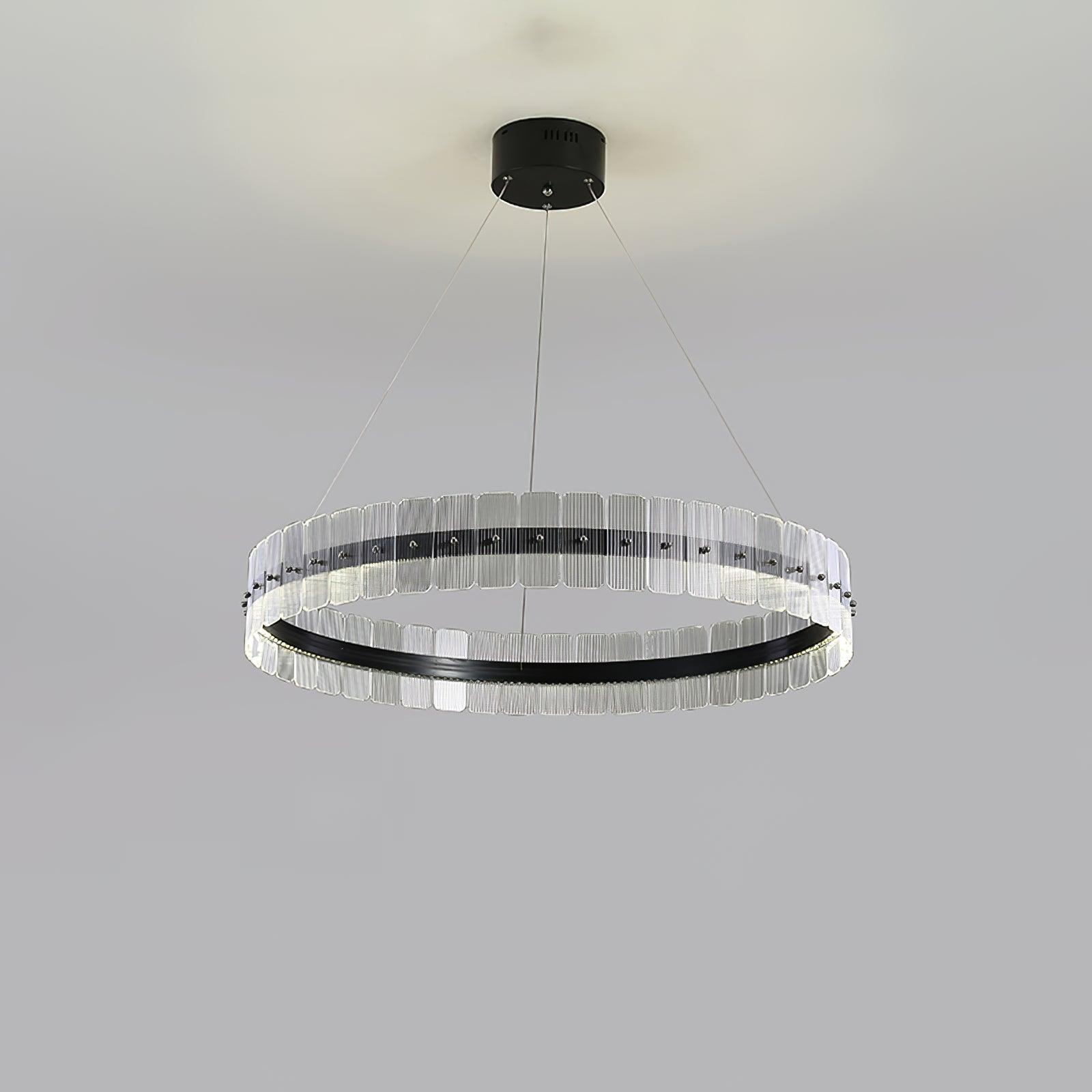 Kynell Chandelier Saturno LED with Acrylic Blocks-Neutral Decor