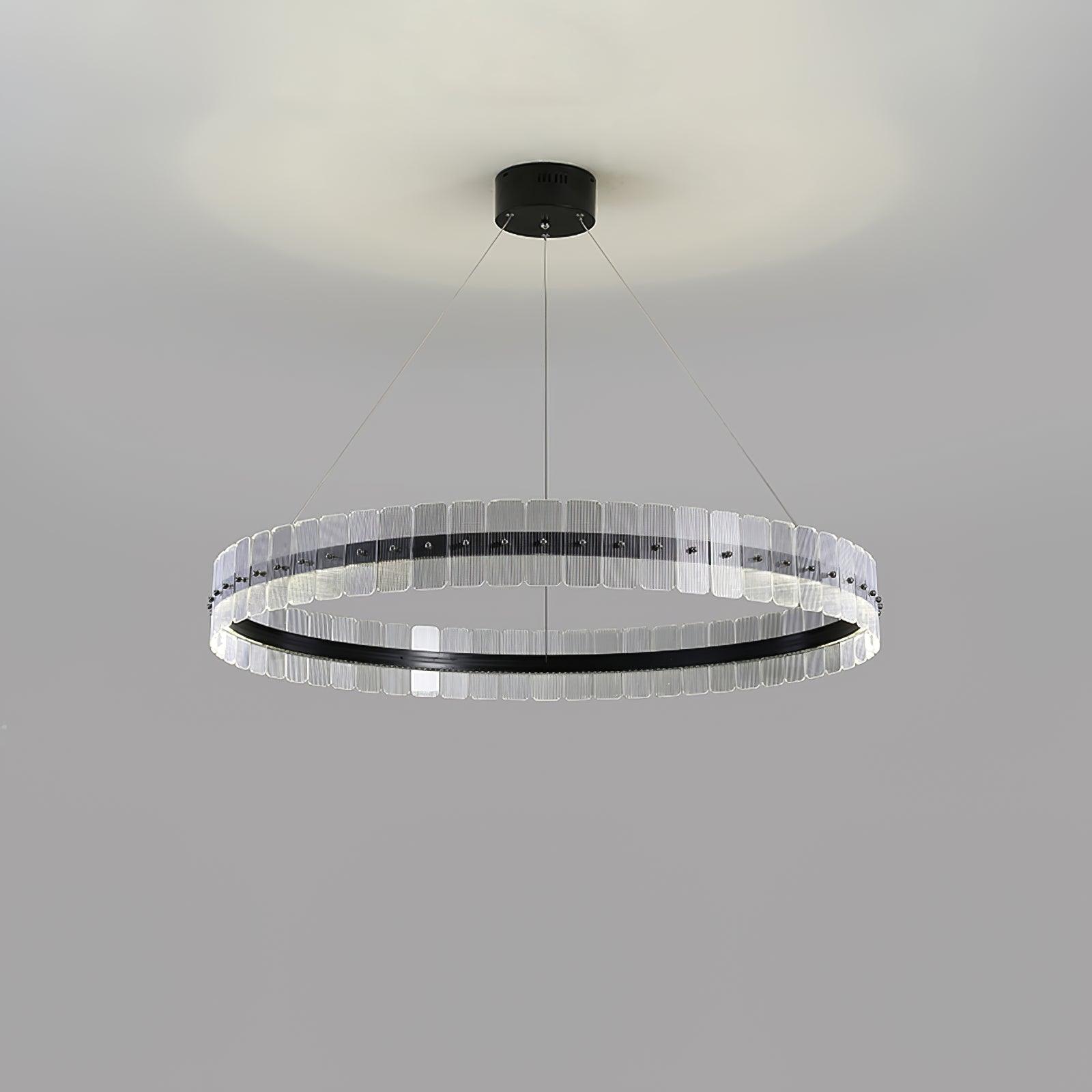 Kynell Chandelier Saturno LED with Acrylic Blocks-Neutral Decor