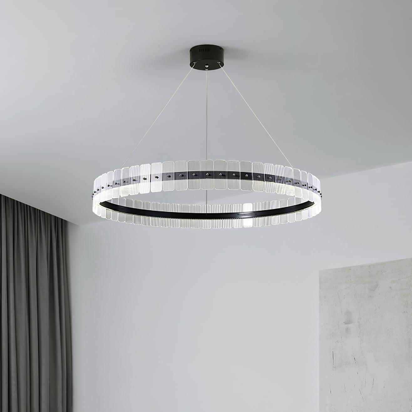 Kynell Chandelier Saturno LED with Acrylic Blocks-Neutral Decor