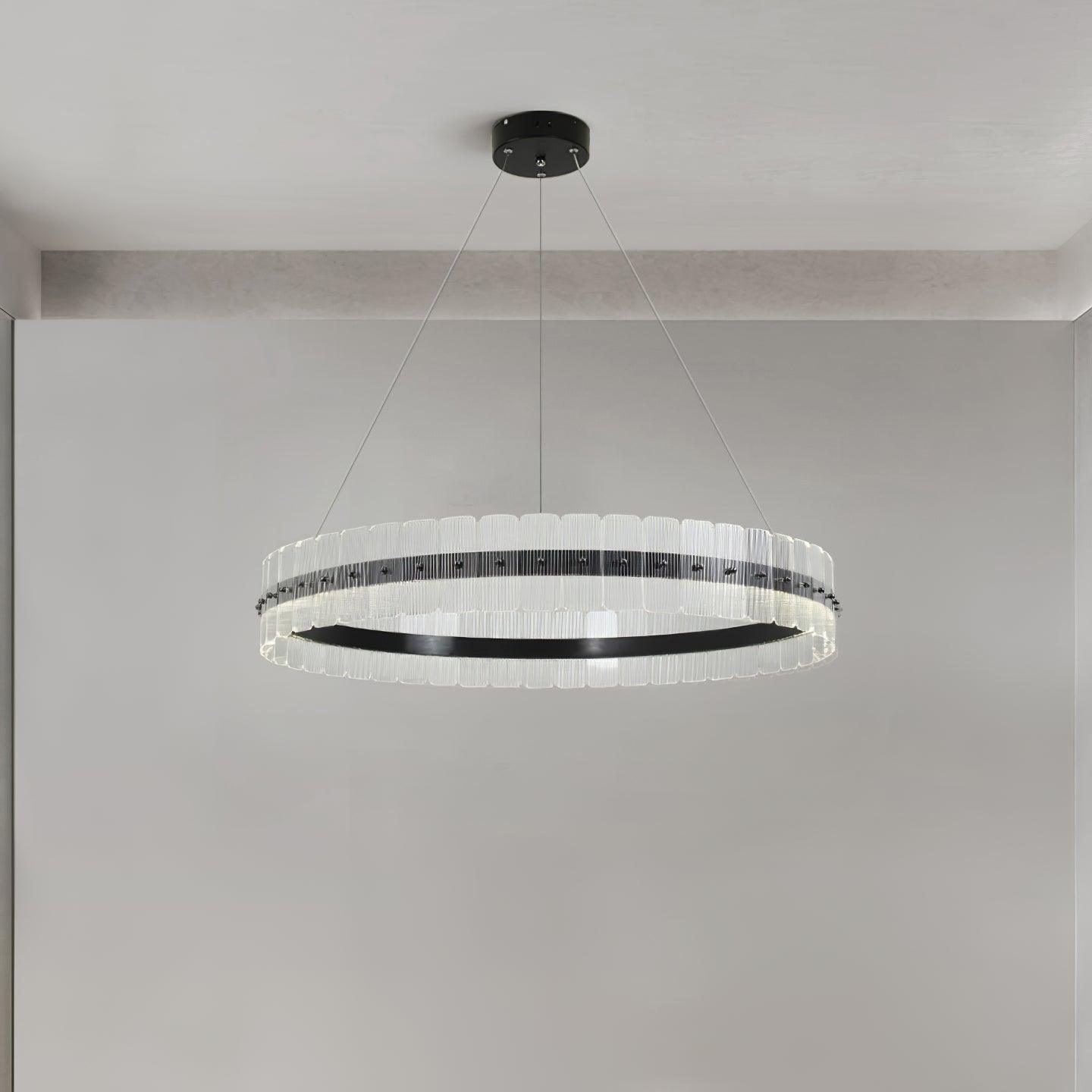 Kynell Chandelier Saturno LED with Acrylic Blocks-Neutral Decor