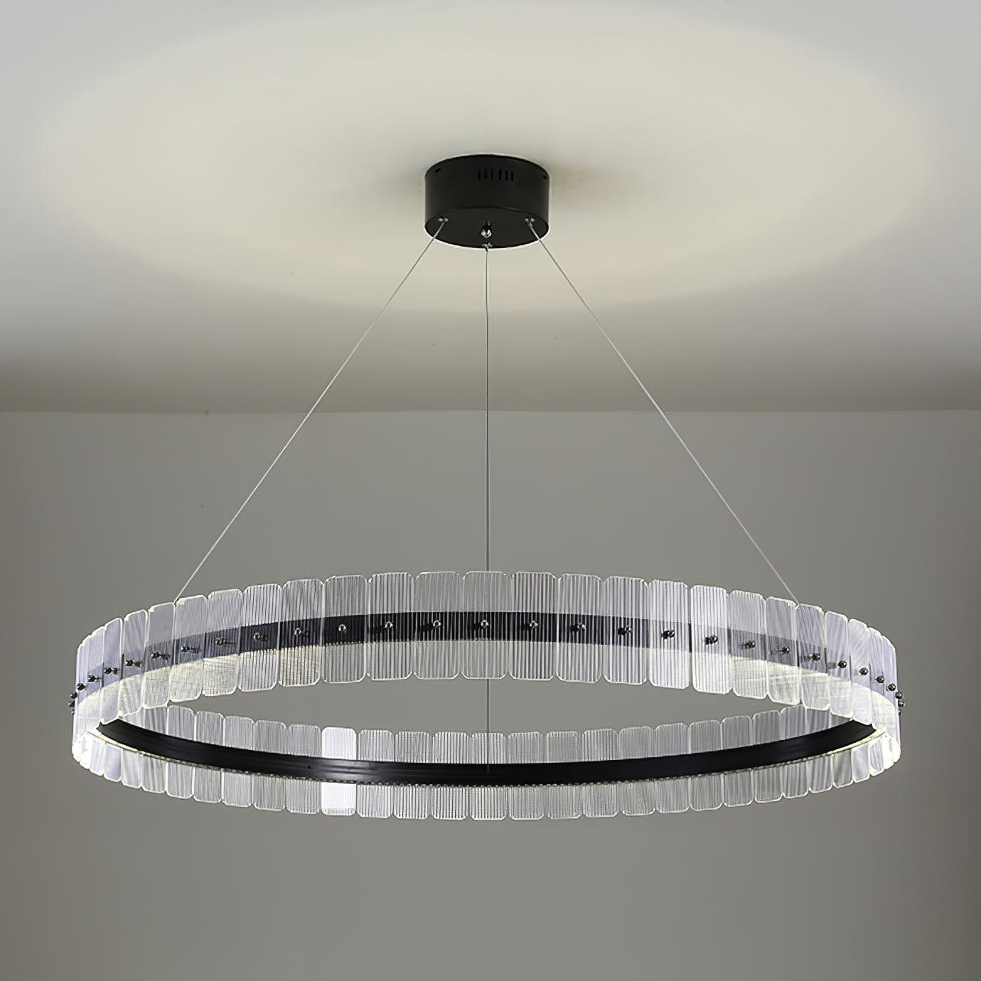 Kynell Chandelier Saturno LED with Acrylic Blocks-Neutral Decor