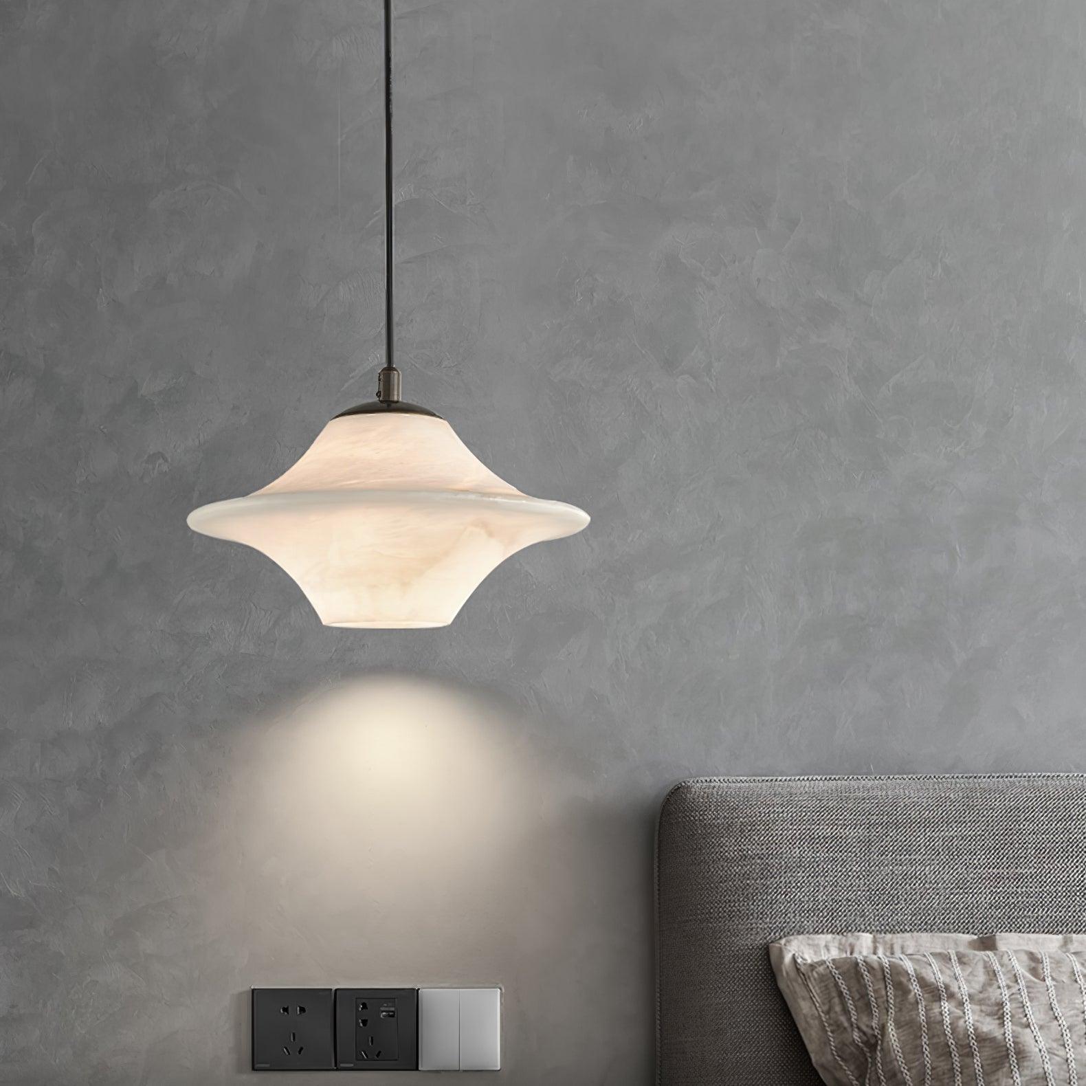 Elvina Alabaster Pendant Light-Neutral Decor
