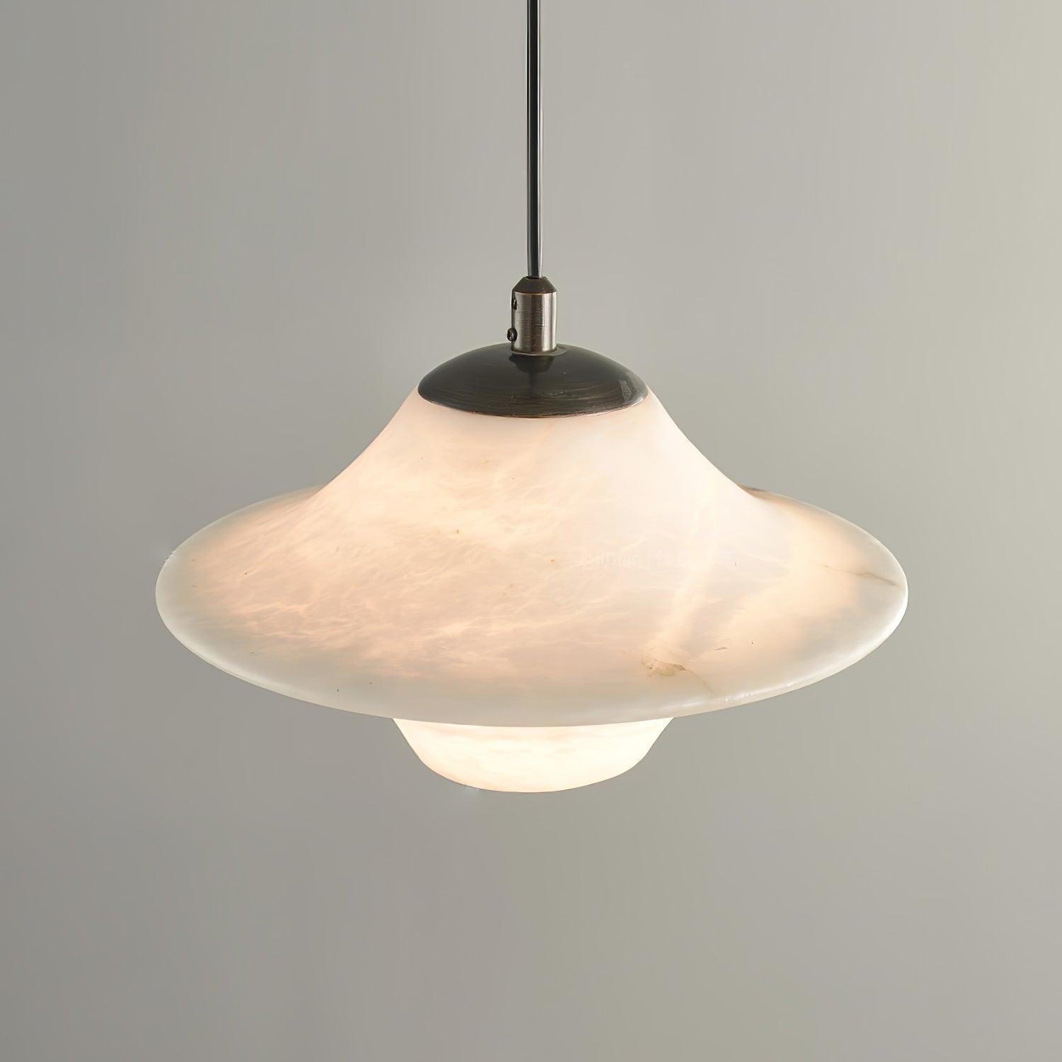 Elvina Alabaster Pendant Light-Neutral Decor