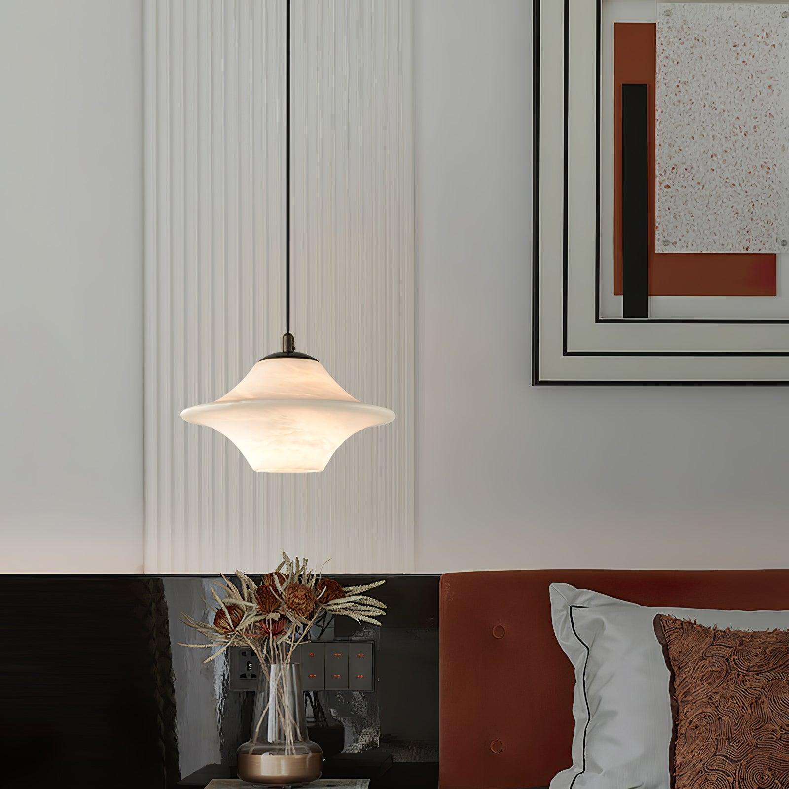 Elvina Alabaster Pendant Light-Neutral Decor