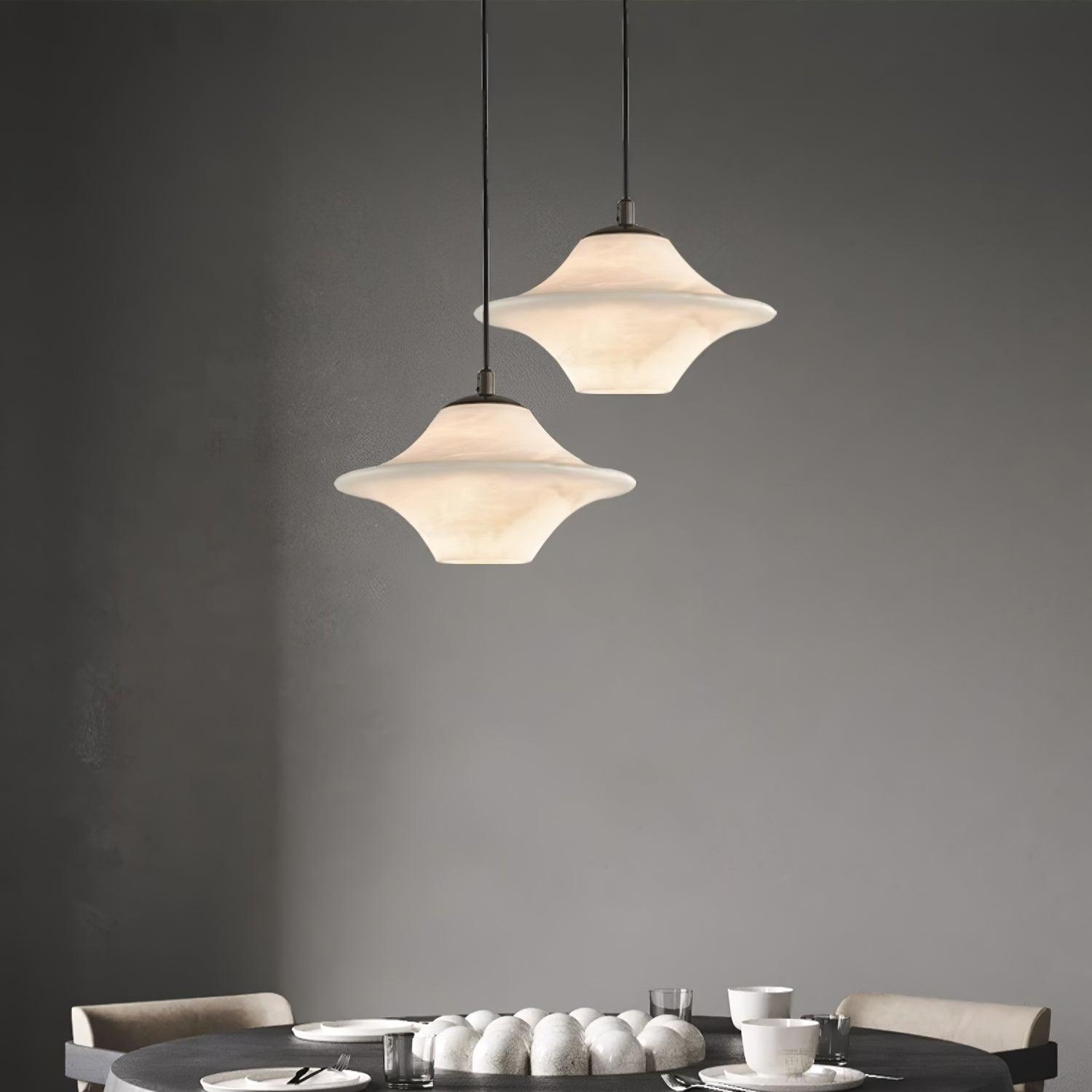 Elvina Alabaster Pendant Light-Neutral Decor