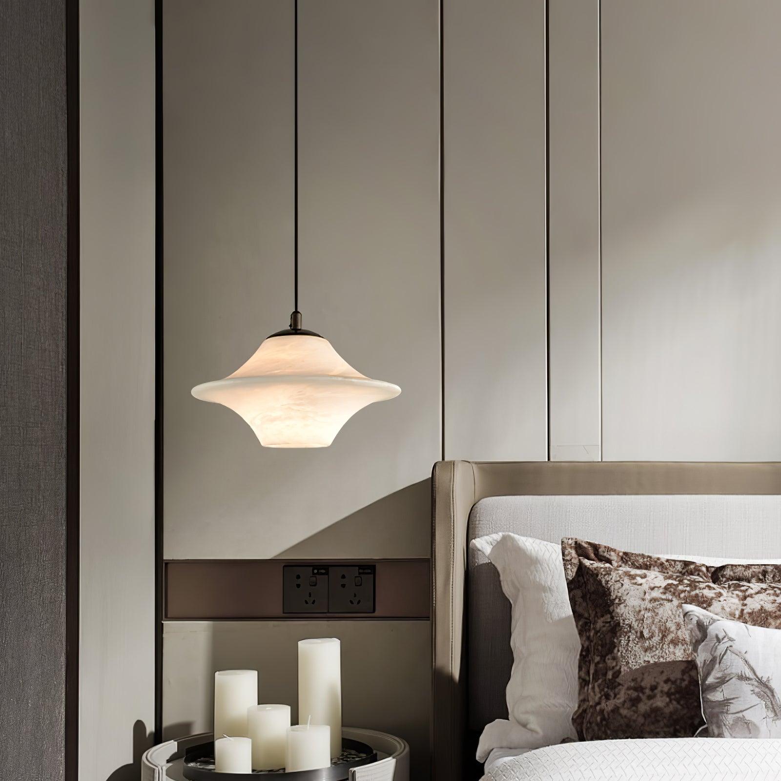 Elvina Alabaster Pendant Light-Neutral Decor
