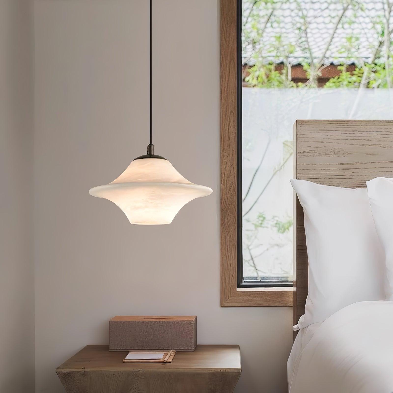 Elvina Alabaster Pendant Light-Neutral Decor