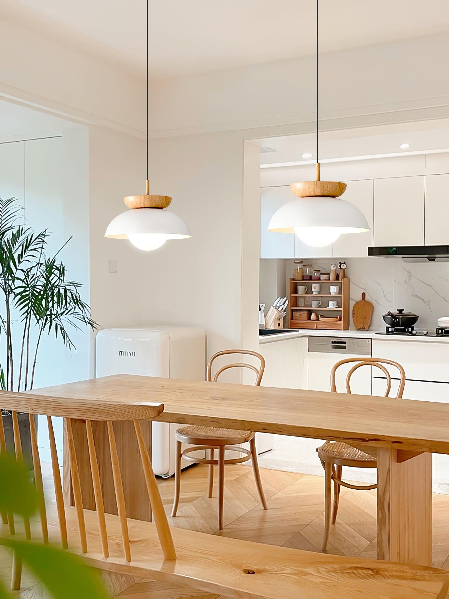 Peldes Premium Nordic Art Glass Pendant Lamp-Neutral Decor