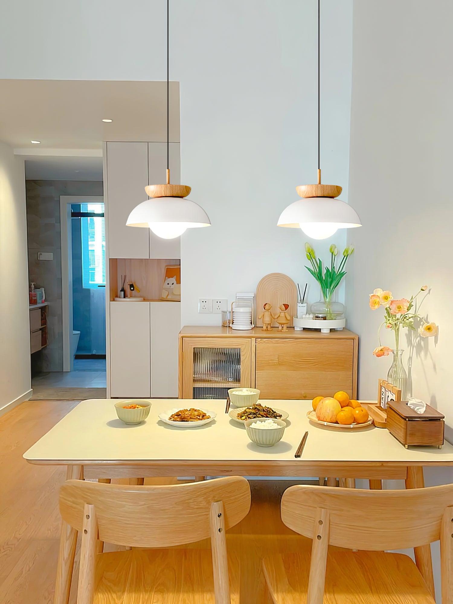 Peldes Premium Nordic Art Glass Pendant Lamp-Neutral Decor