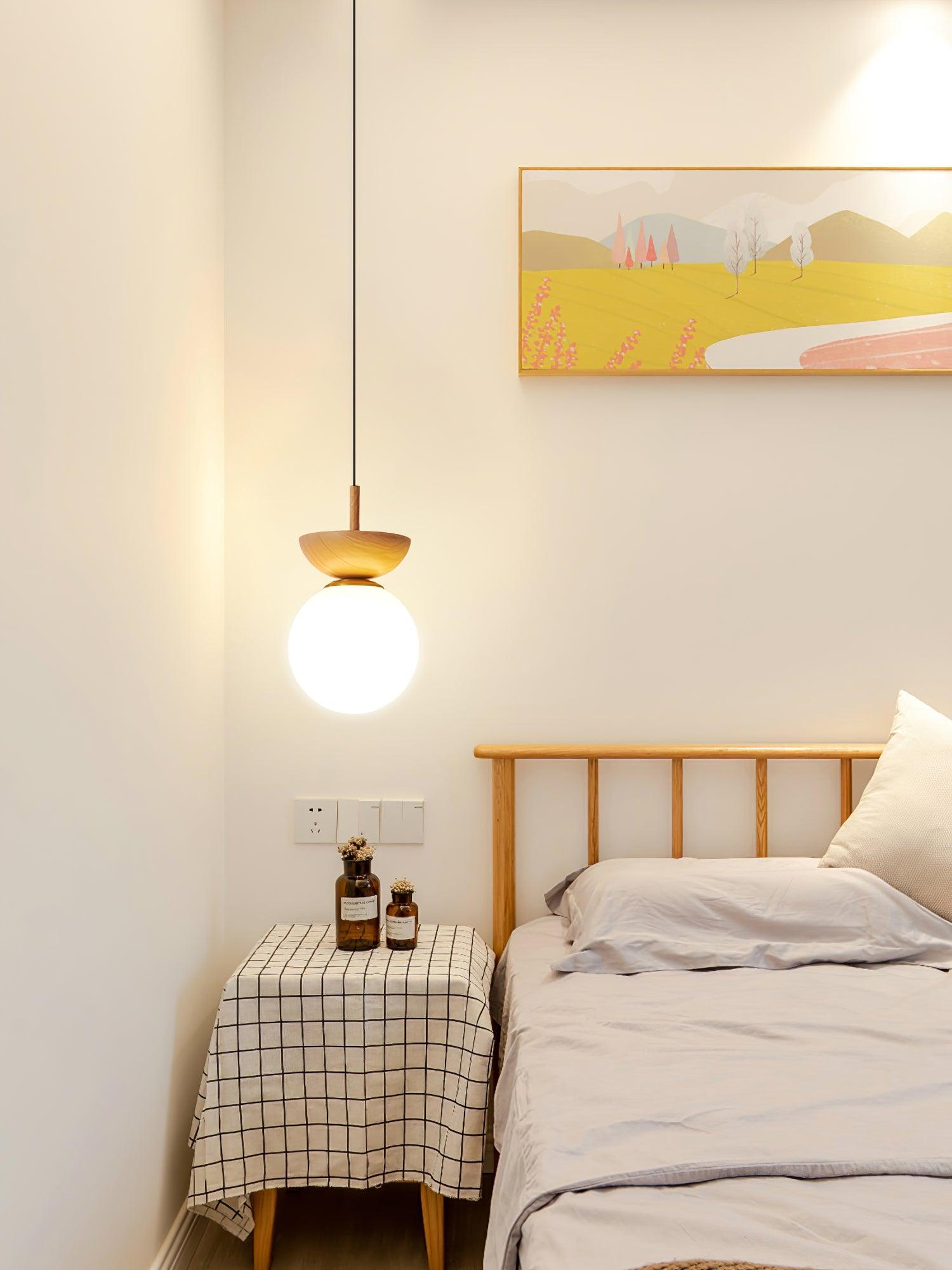 Peldes Premium Nordic Art Glass Pendant Lamp-Neutral Decor