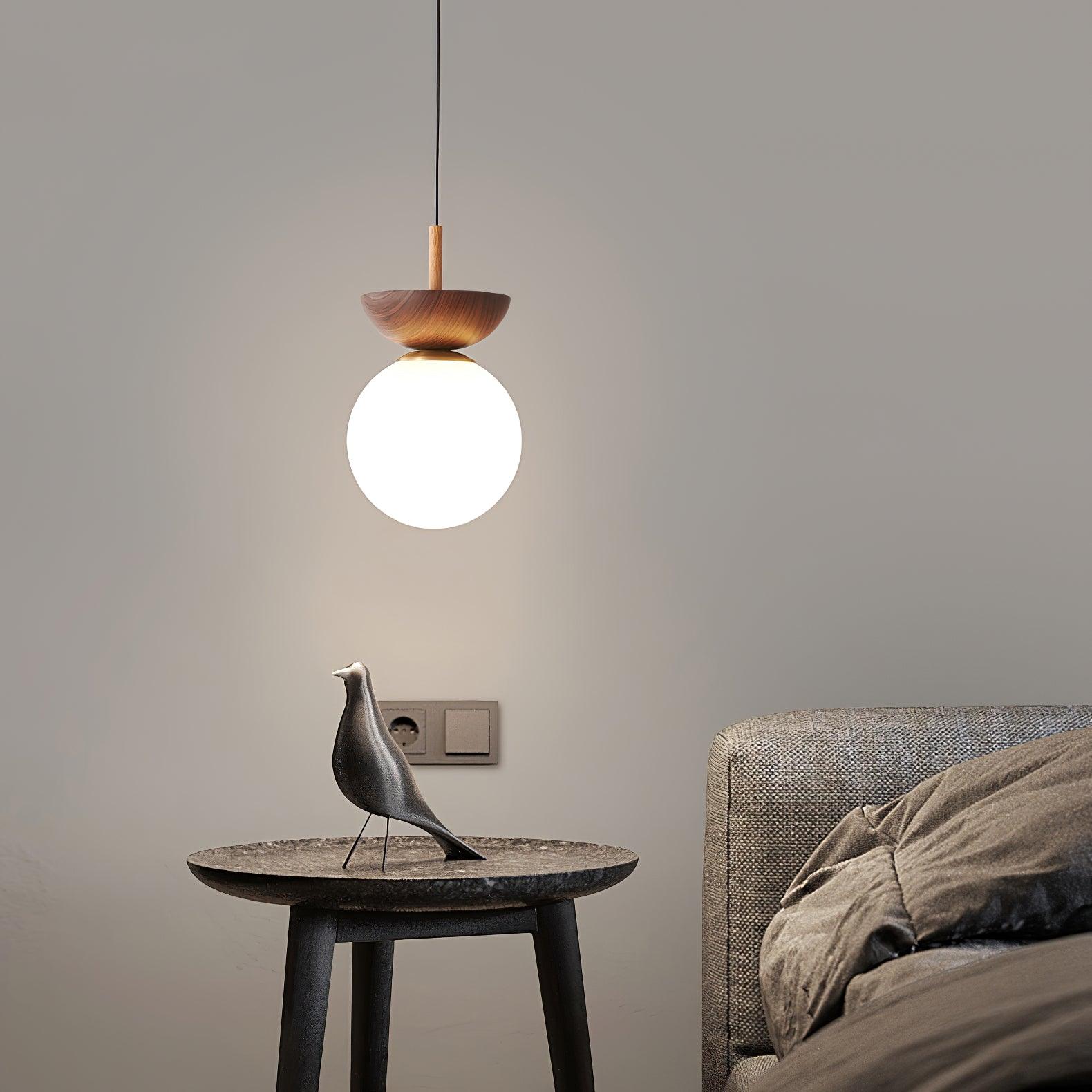 Peldes Premium Nordic Art Glass Pendant Lamp-Neutral Decor