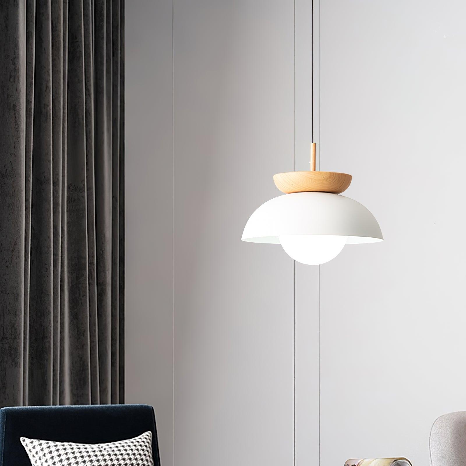 Peldes Premium Nordic Art Glass Pendant Lamp-Neutral Decor