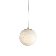 Uphaara Alabaster Pendant Light-Neutral Decor