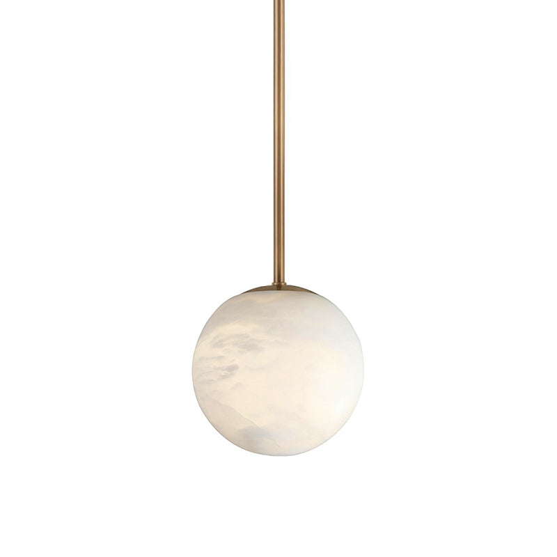 Uphaara Alabaster Pendant Light-Neutral Decor