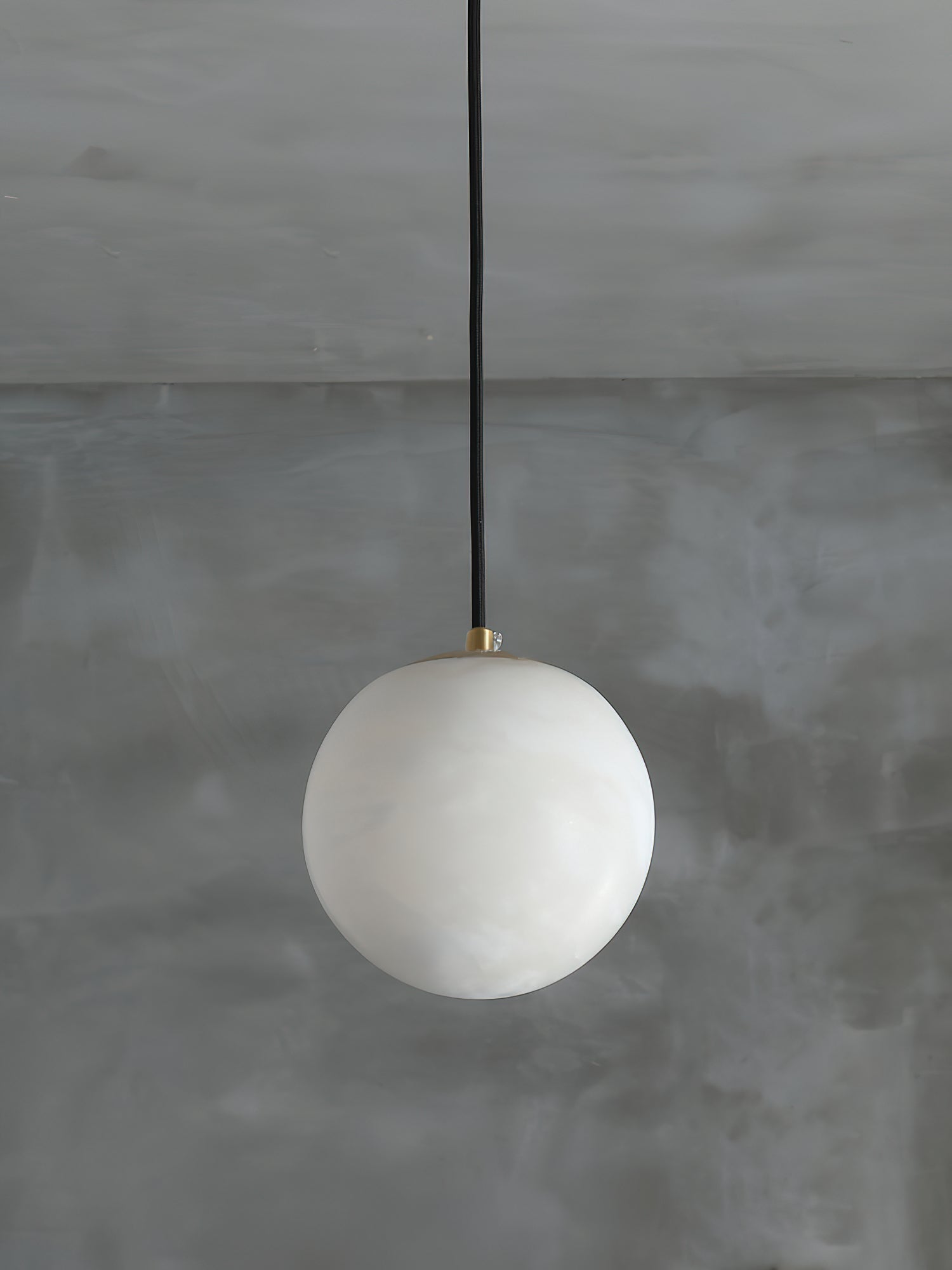 Uphaara Alabaster Pendant Light-Neutral Decor