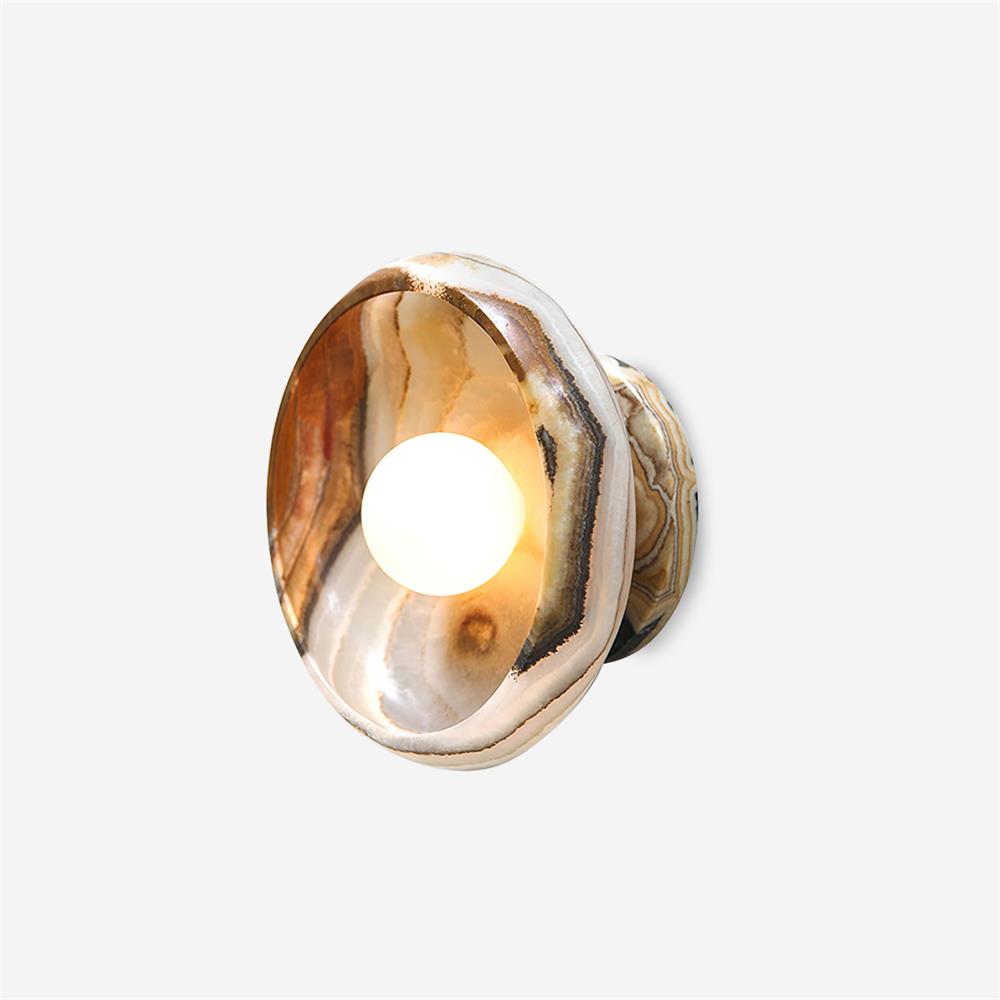 Onvix Natural Onyx Wall Light