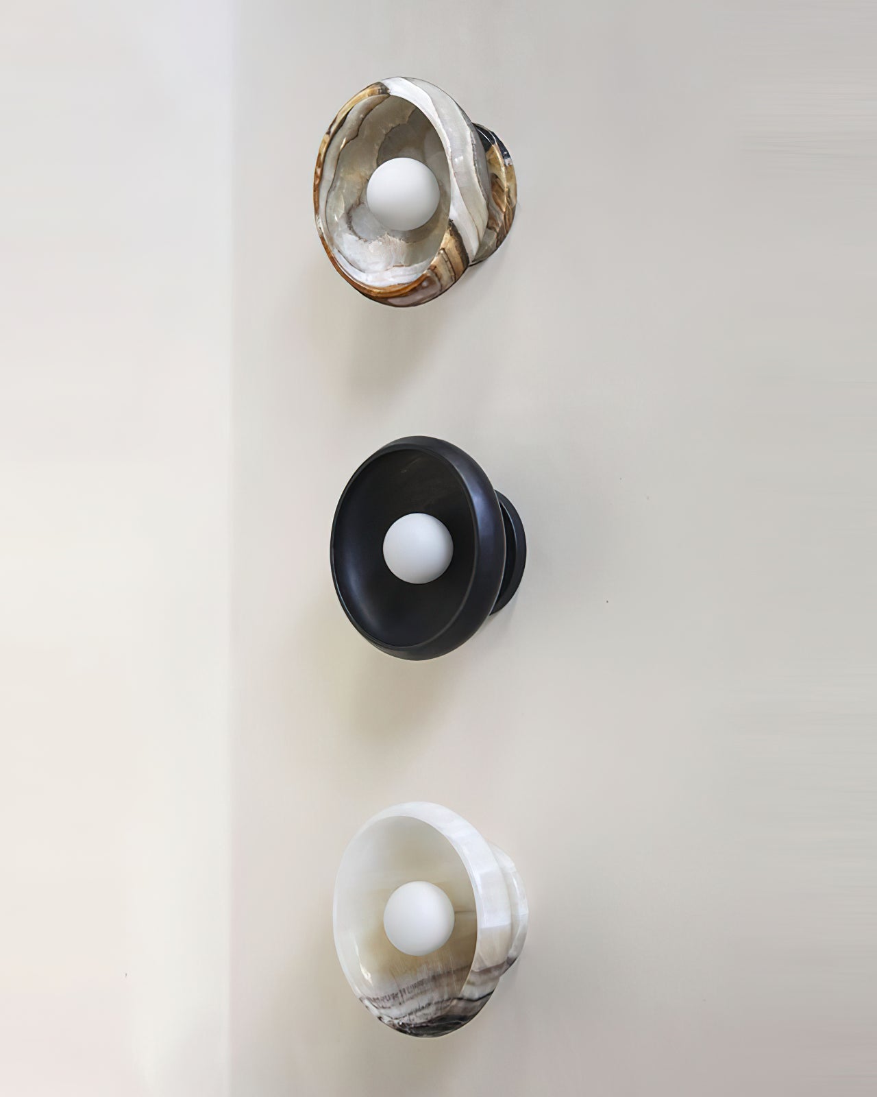 Onvix Natural Onyx Wall Light