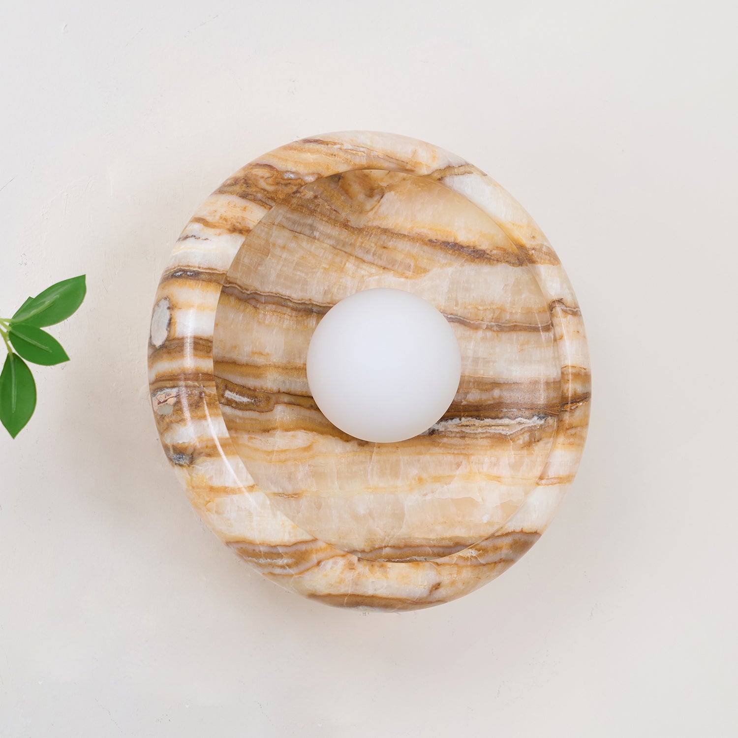 Onvix Natural Onyx Wall Light
