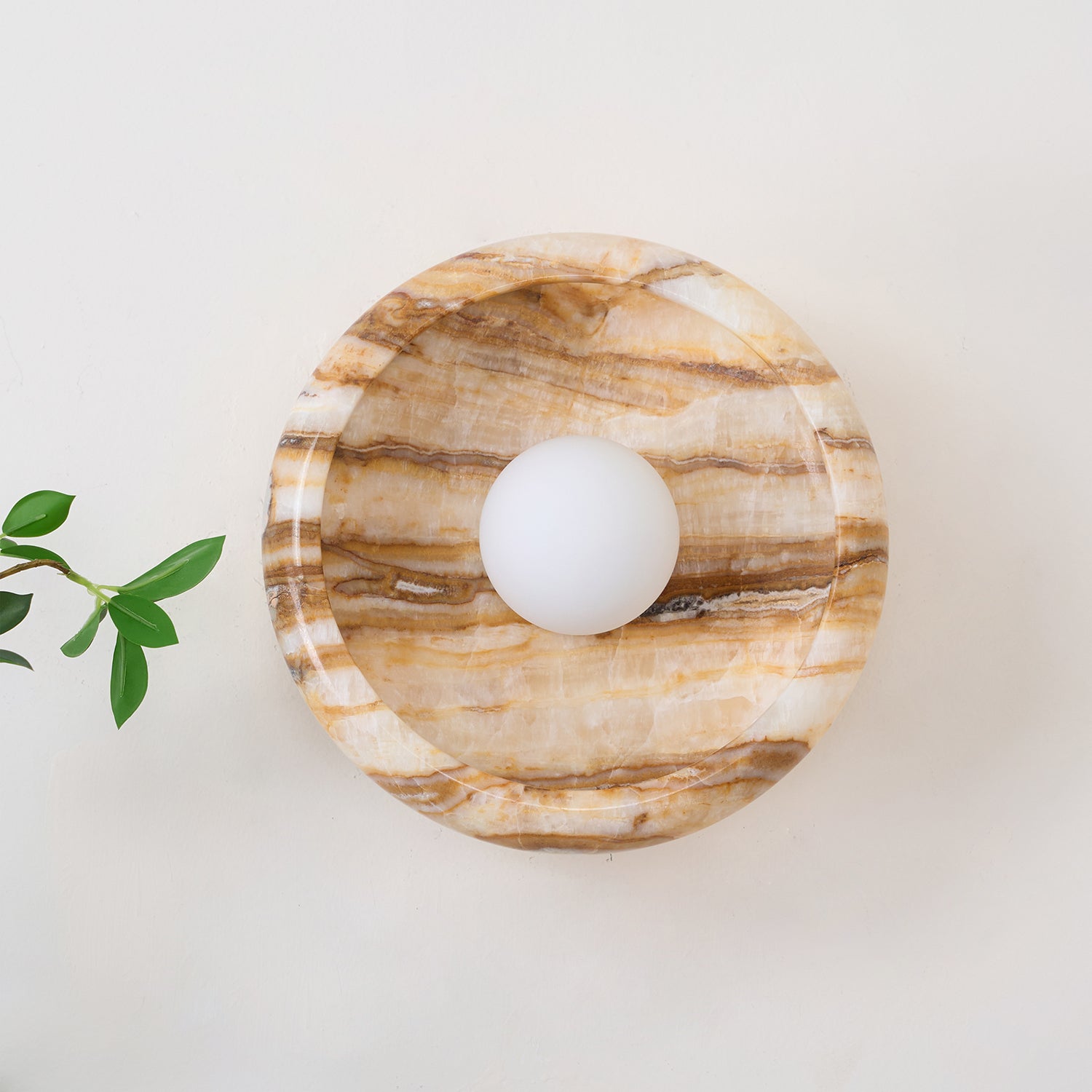 Onvix Natural Onyx Wall Light