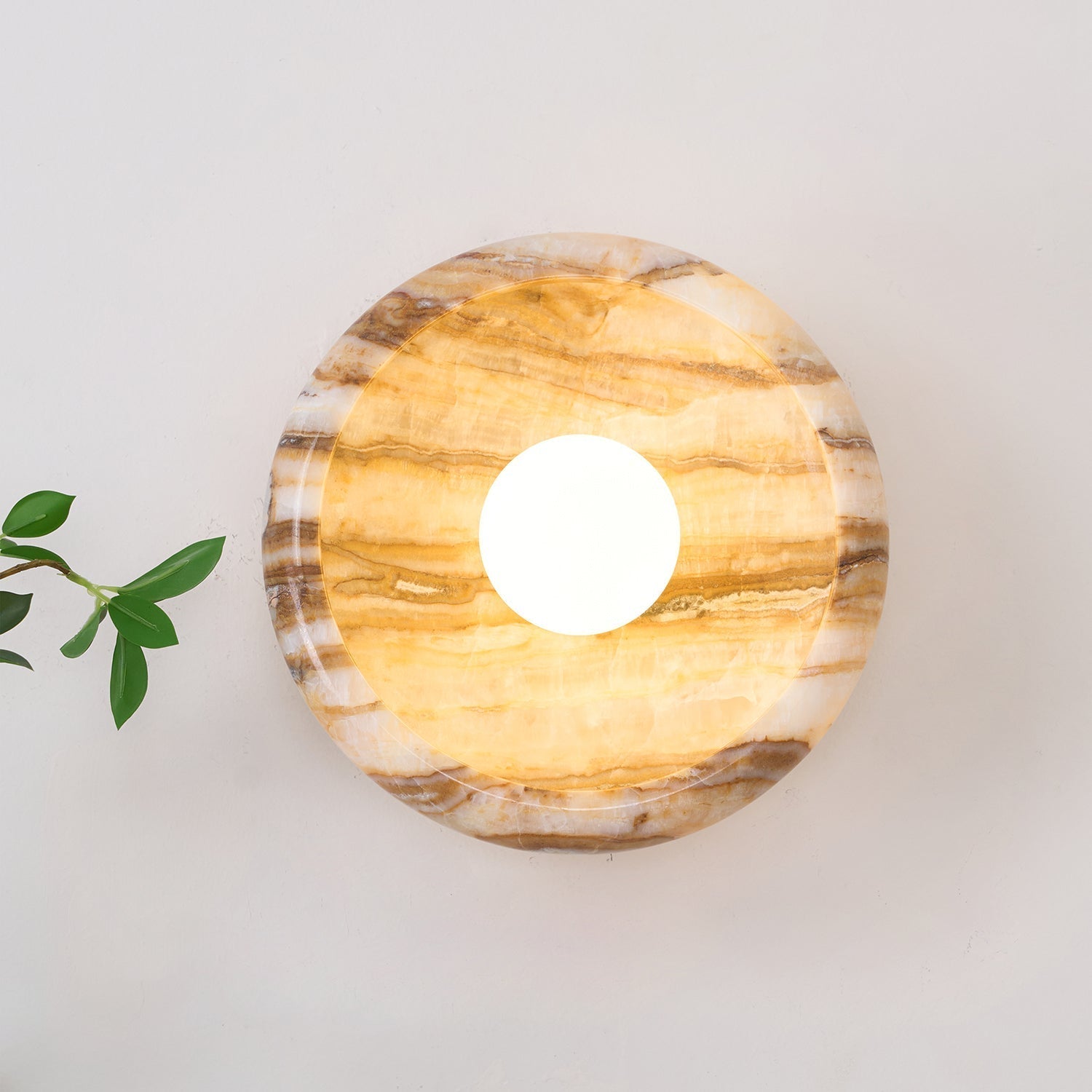 Onvix Natural Onyx Wall Light