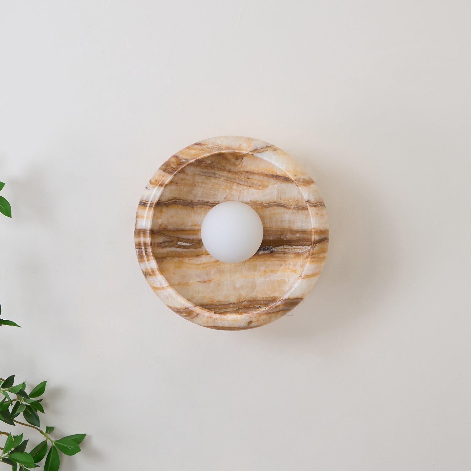 Onvix Natural Onyx Wall Light