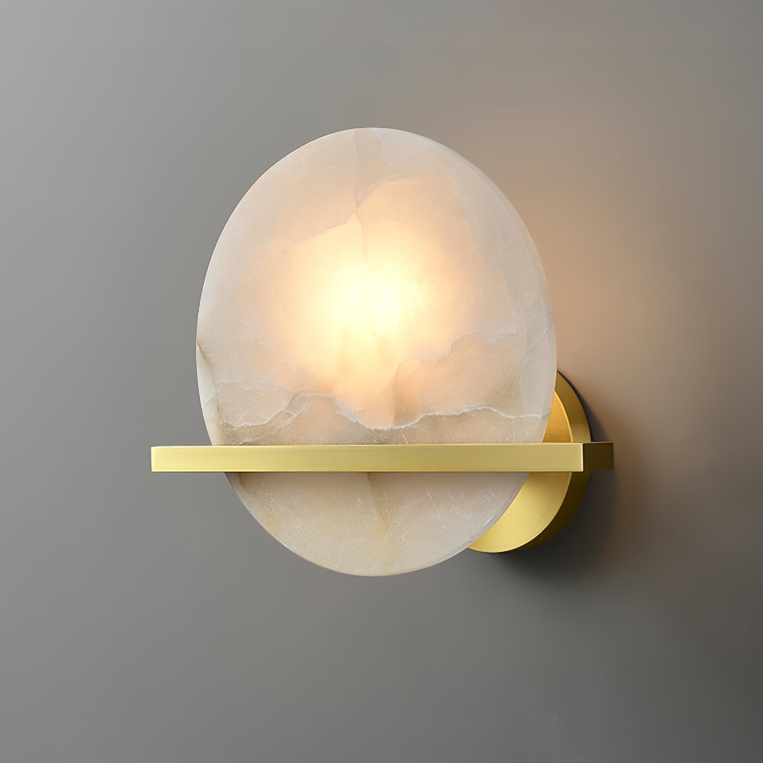 Savion Wall Lamp Alabaster Moon Horizon