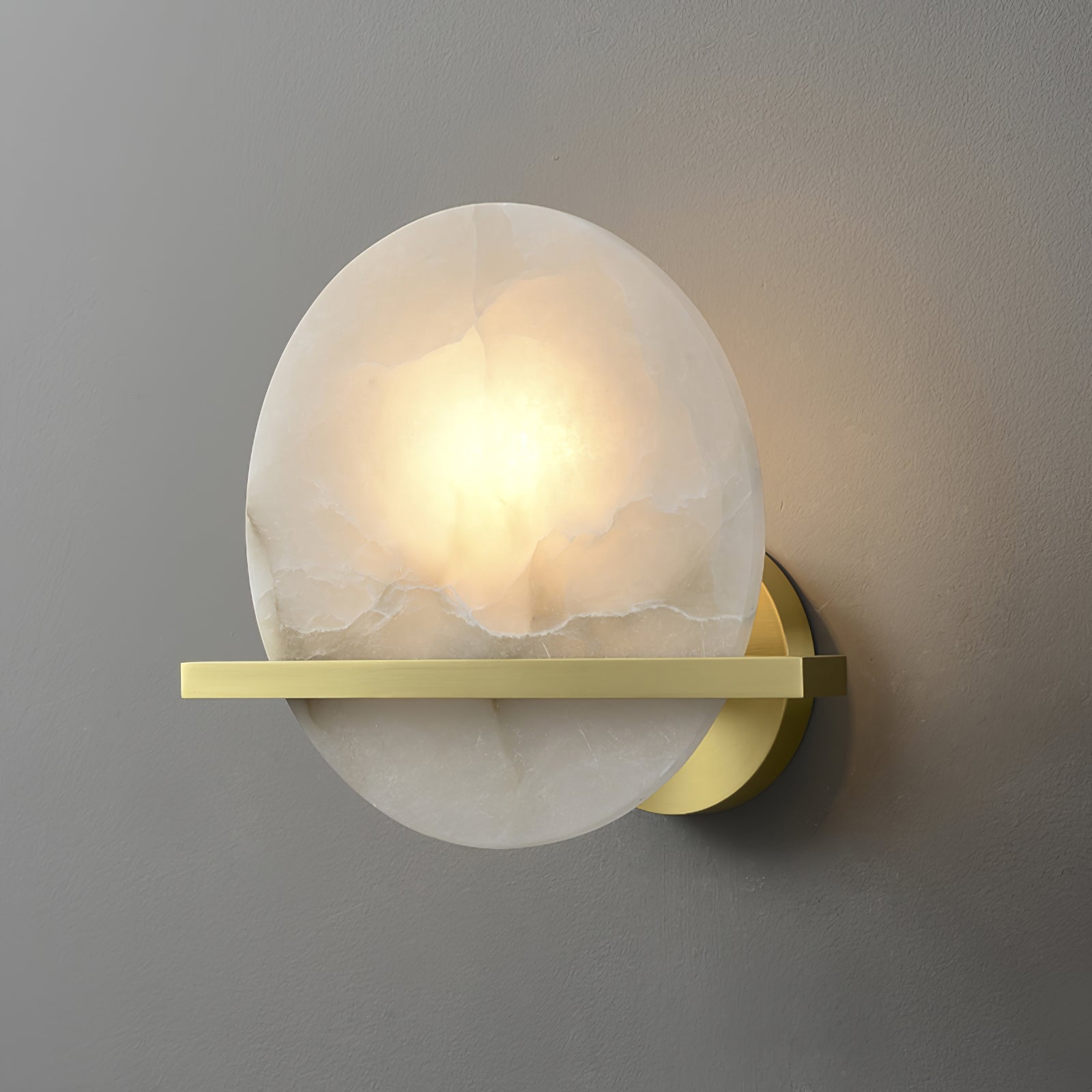 Savion Wall Lamp Alabaster Moon Horizon
