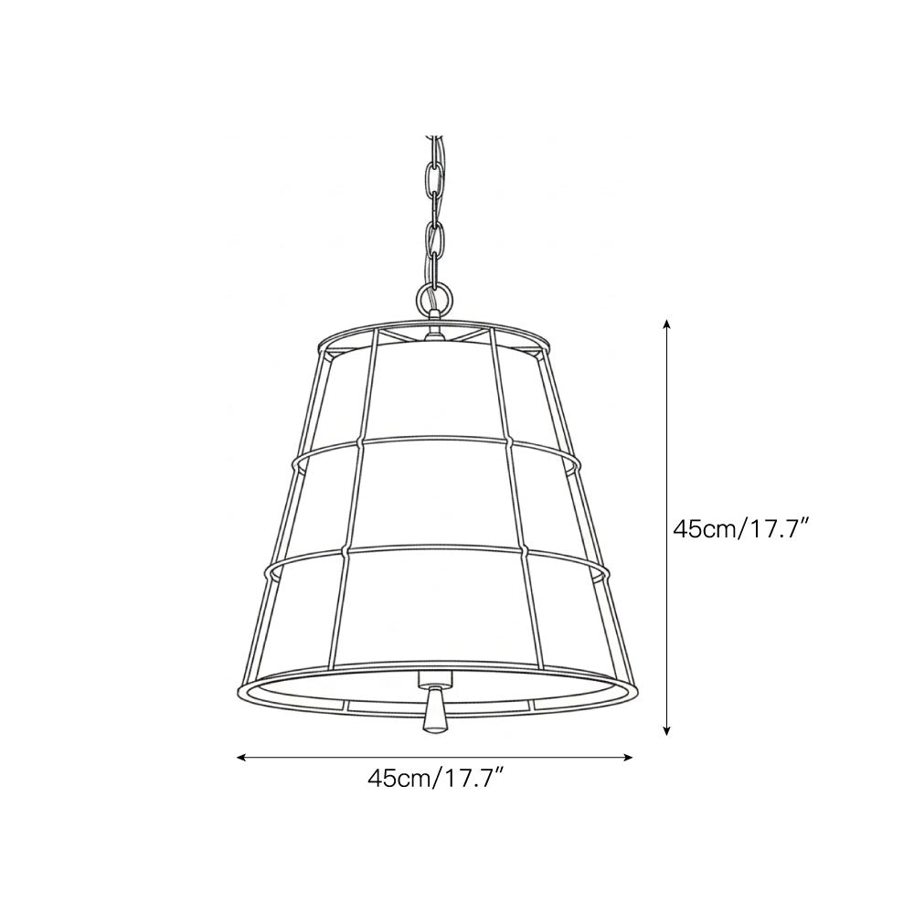 The Savona Pendant Lamp shown in a black finish.