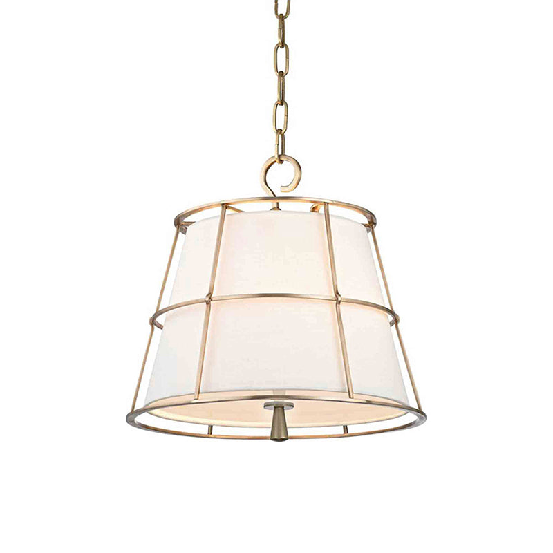 Lifestyle image of the Savona Pendant Lamp in a modern living room.