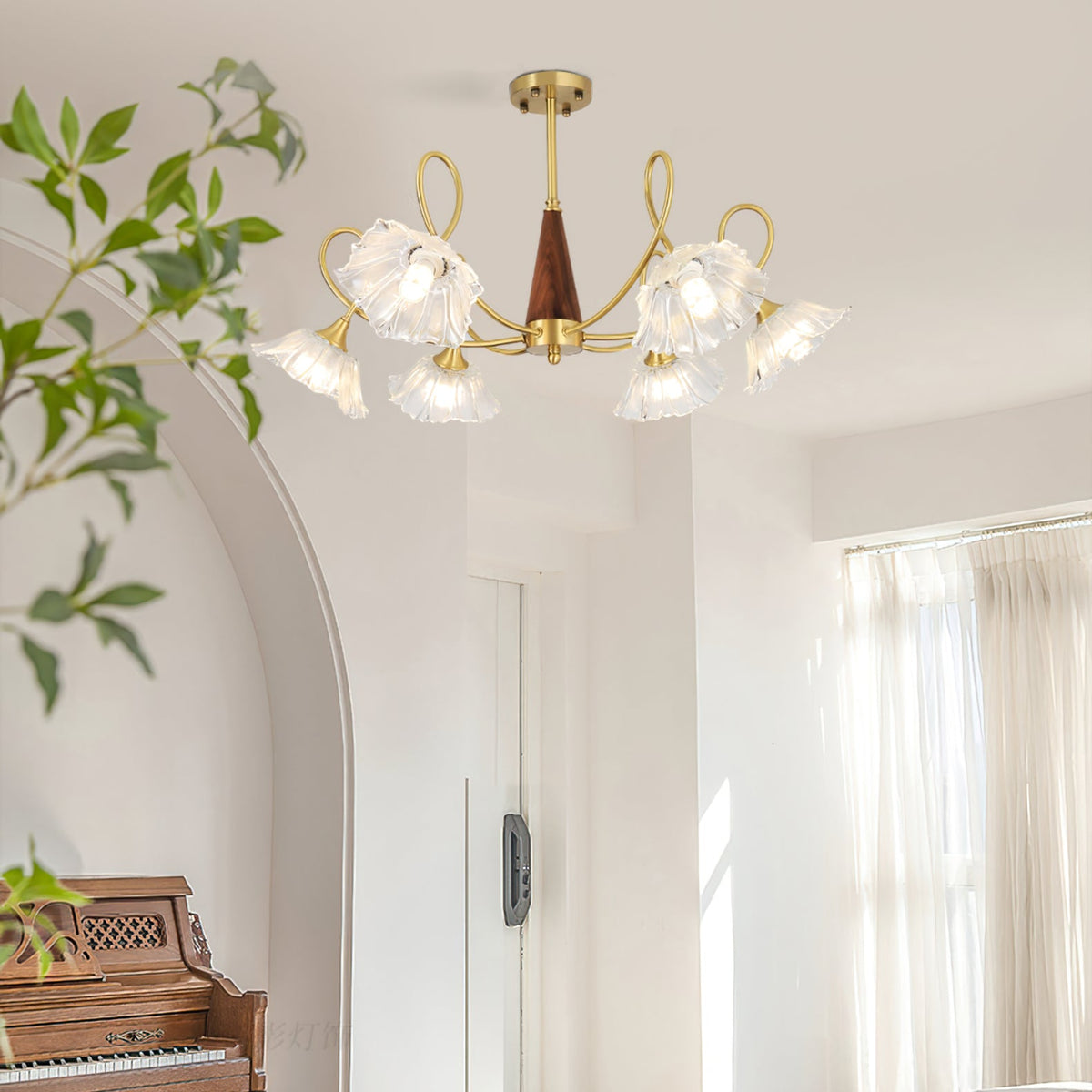 Ercole Glass Chandelier