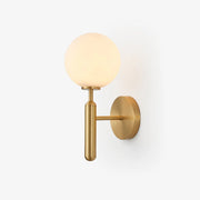 Ilirila Modern Minimalist Brass Glass Wall Light-Neutral Decor
