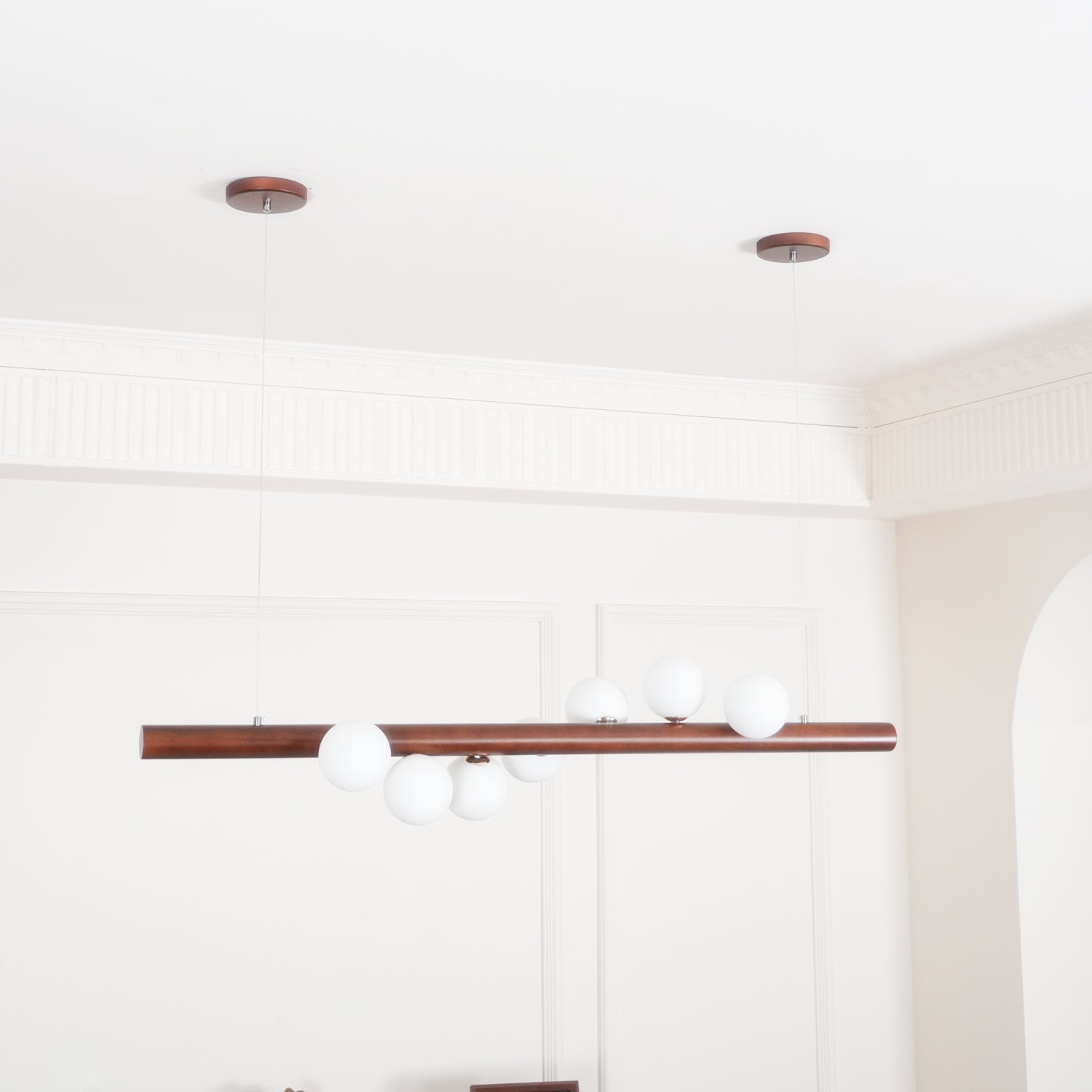 Arox Scandinavian Wooden Pendant Lamp-Neutral Decor