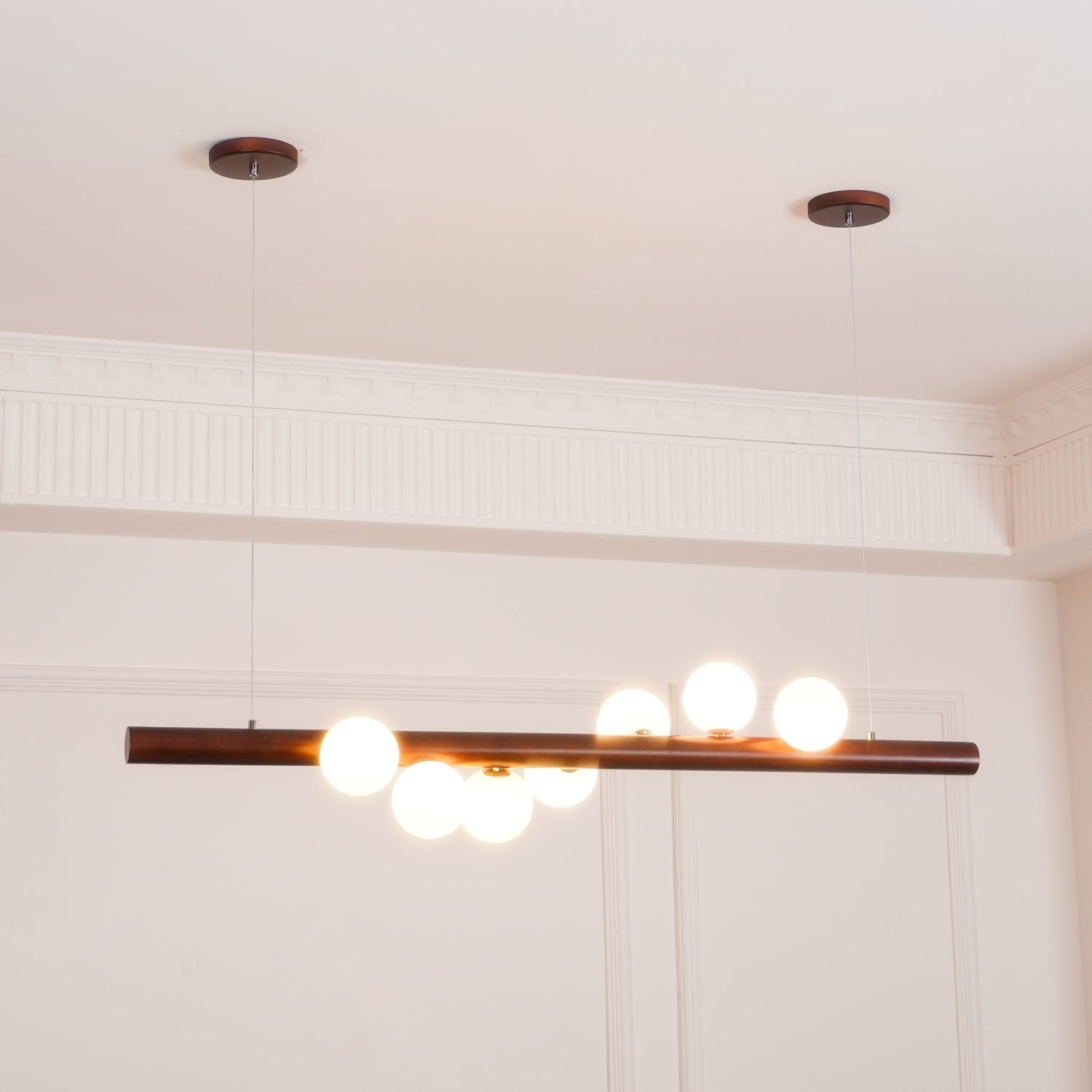 Arox Scandinavian Wooden Pendant Lamp-Neutral Decor