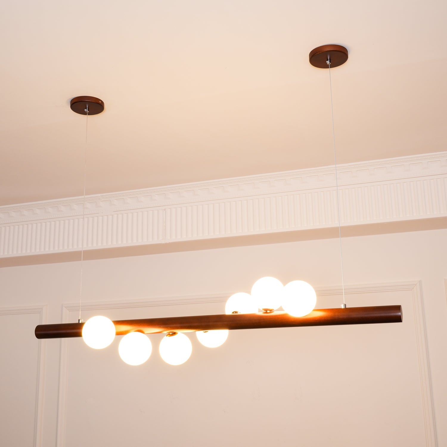Arox Scandinavian Wooden Pendant Lamp-Neutral Decor