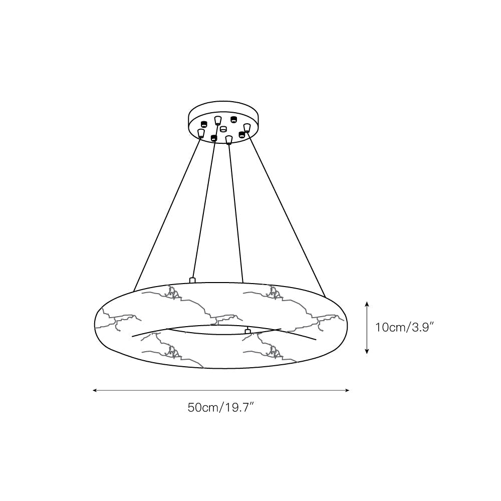 Aurora Alabaster Chandelier