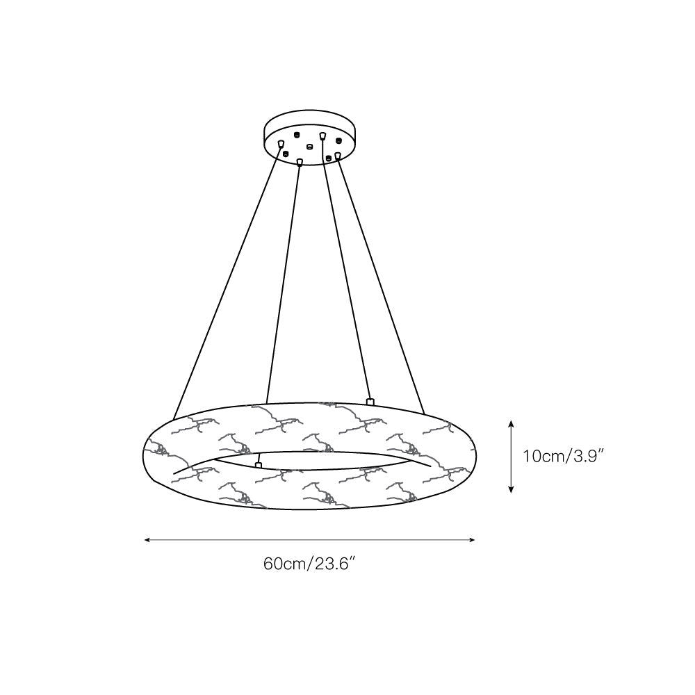 Aurora Alabaster Chandelier