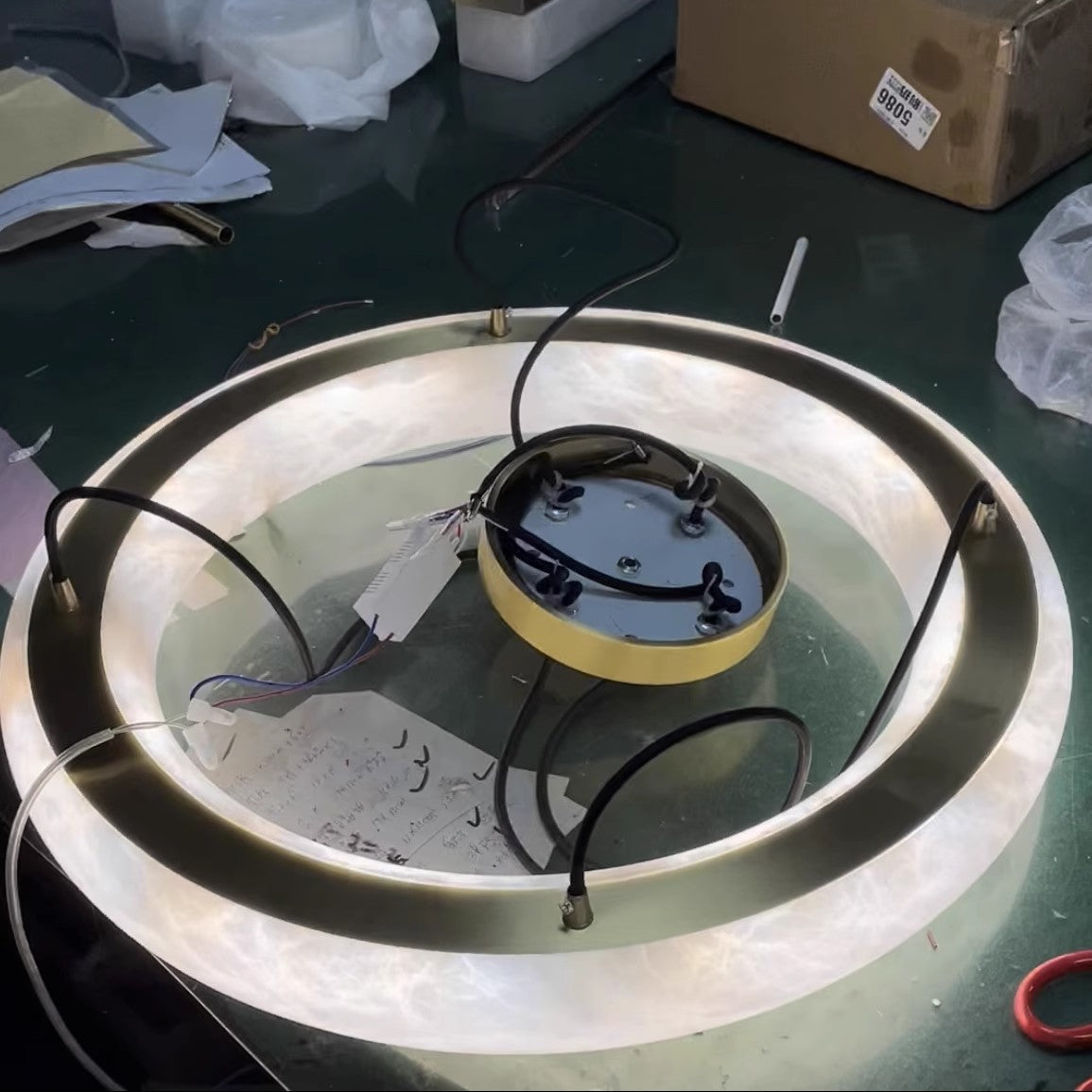 Aurora Alabaster Chandelier