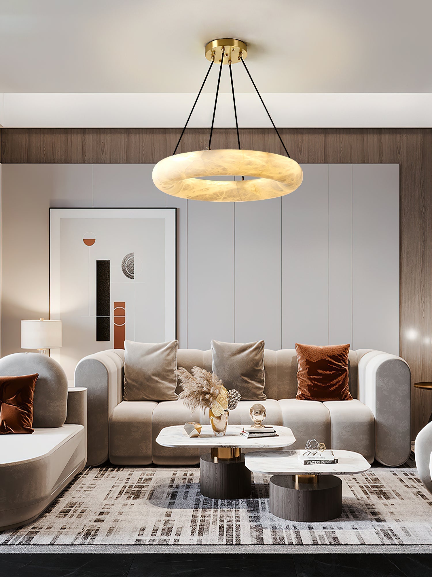 Aurora Alabaster Chandelier