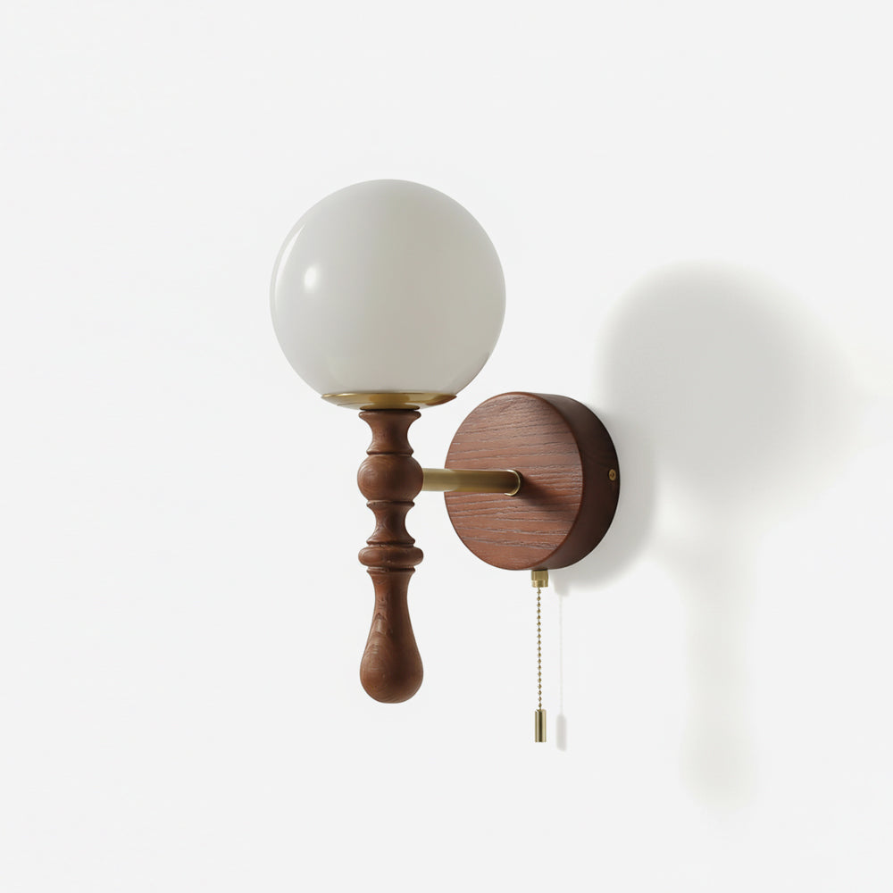 Walnut Wall Lamp
