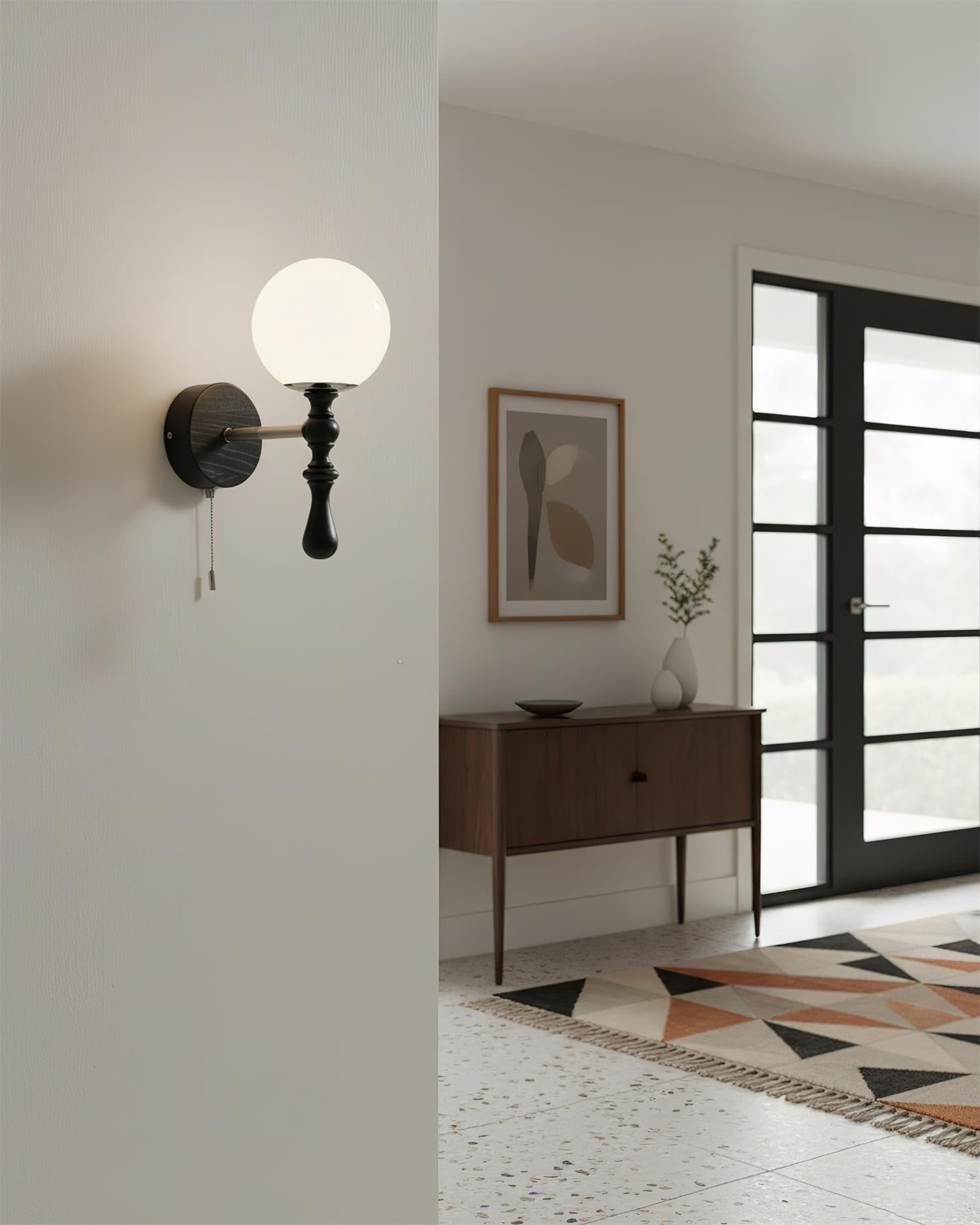 Walnut Wall Lamp