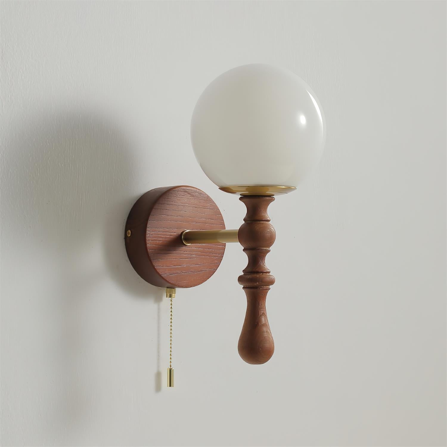 Walnut Wall Lamp
