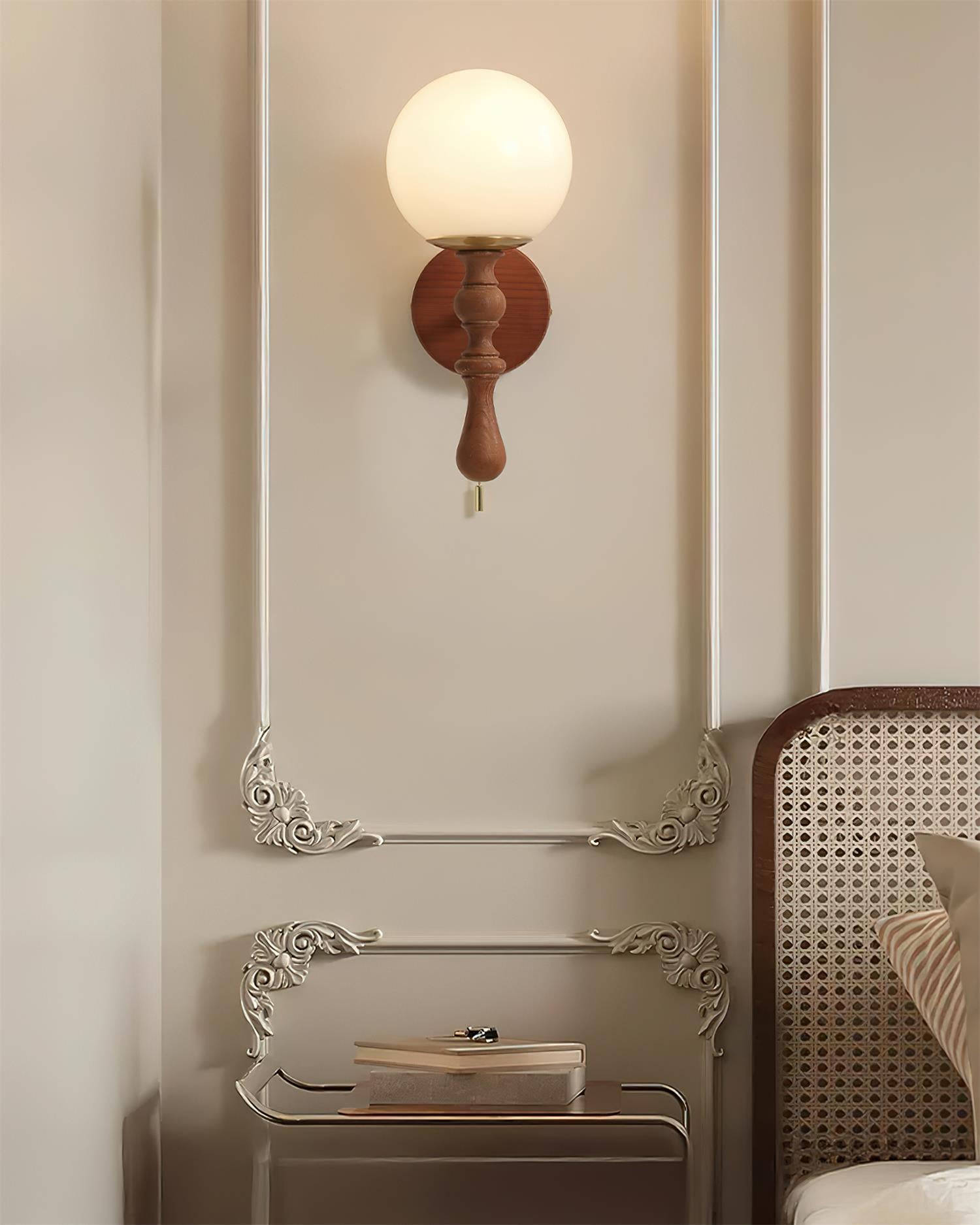 Walnut Wall Lamp