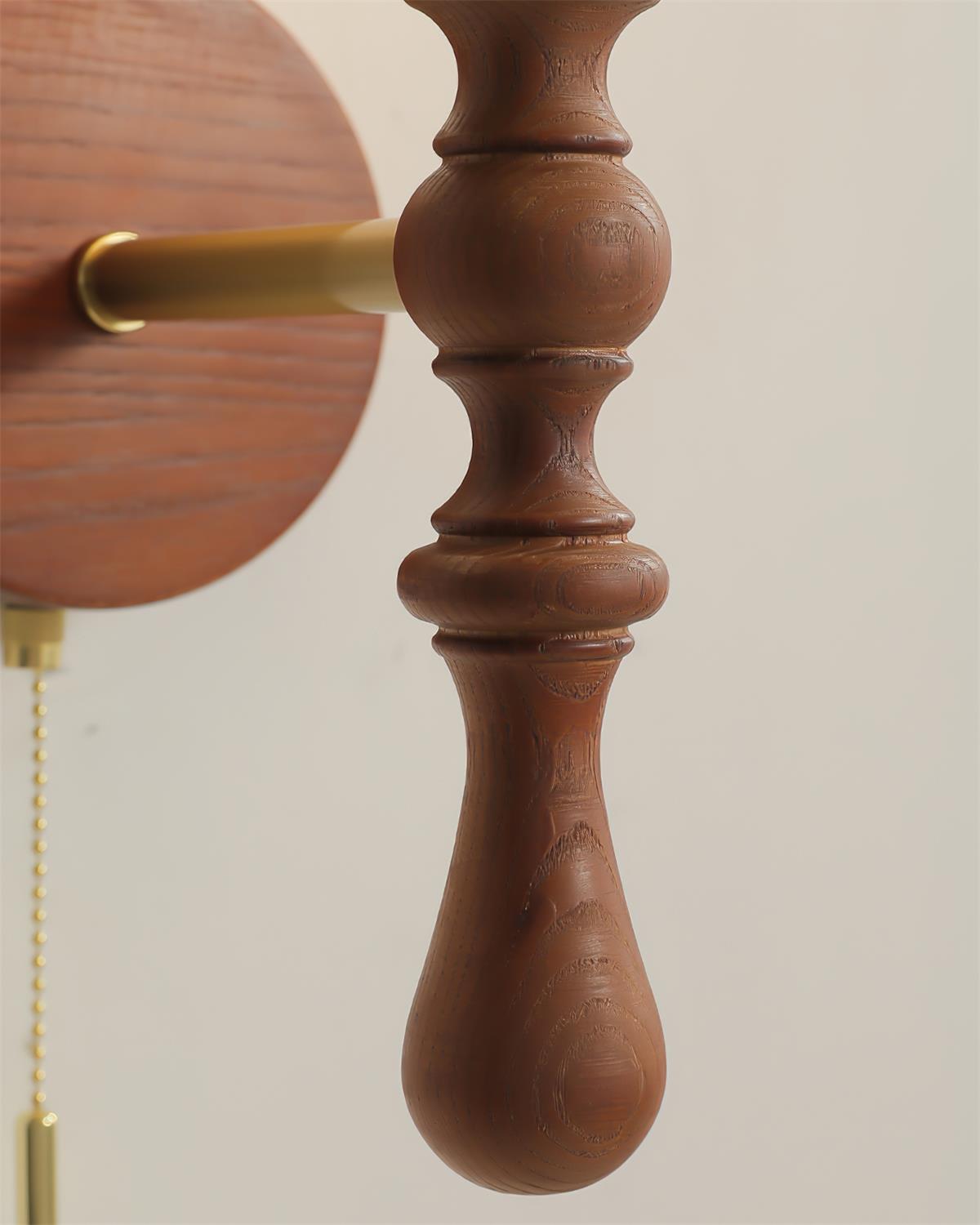 Walnut Wall Lamp